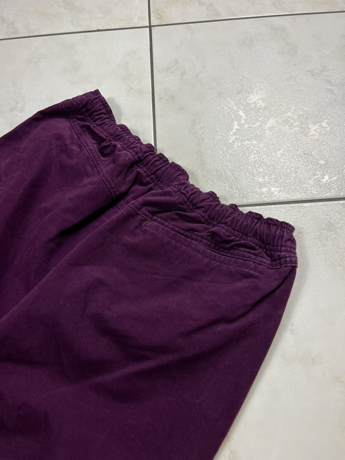 Stussy Stussy elastic stuff baggy brushed beach pant trousers lean Size US 32 / EU 48 - 13 Thumbnail