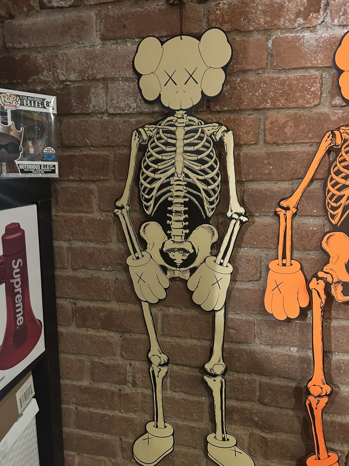 Kaws Kaws skeleton cutouts set | Grailed