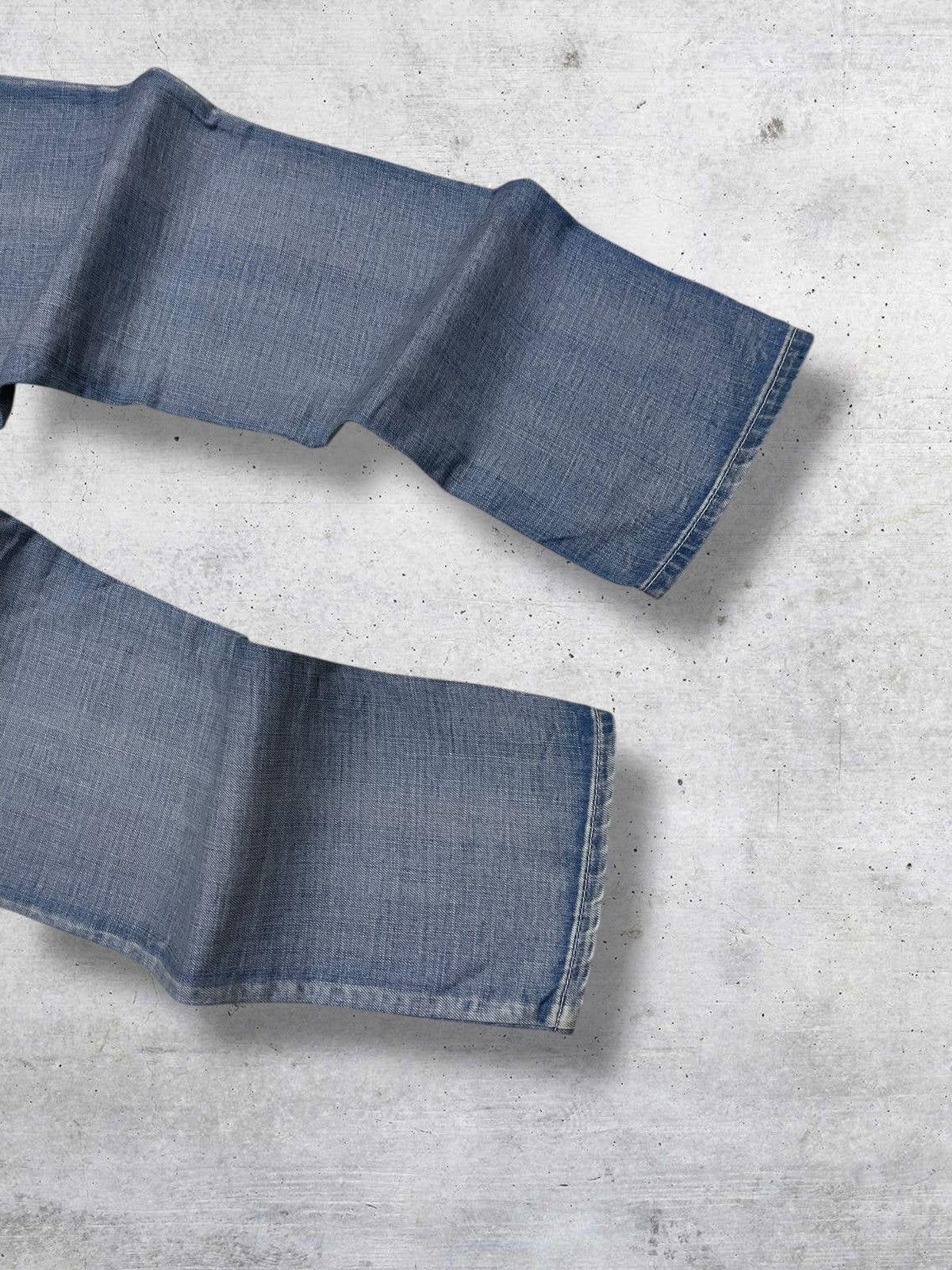 Ne-Net VINTAGE JAPAN 90S ISSEY MIYAKE NE-NET BLUEWASHED DENIM Size US 27 - 9 Thumbnail