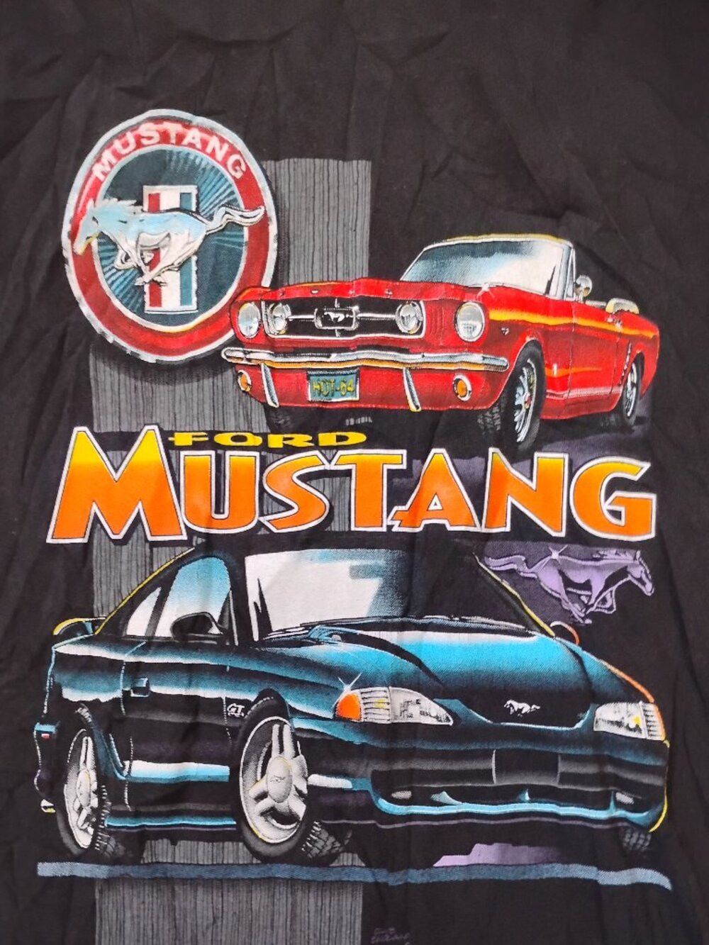 Gildan Vintage Y2K Ford Mustang Dave England T-Shirt Size US L / EU 52-54 / 3 - 1 Thumbnail