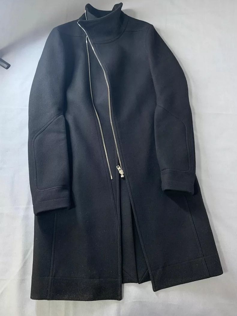 Rick Owens rick owens wool long zip coat-dmc Size US S / EU 44-46 / 1 - 1 Thumbnail