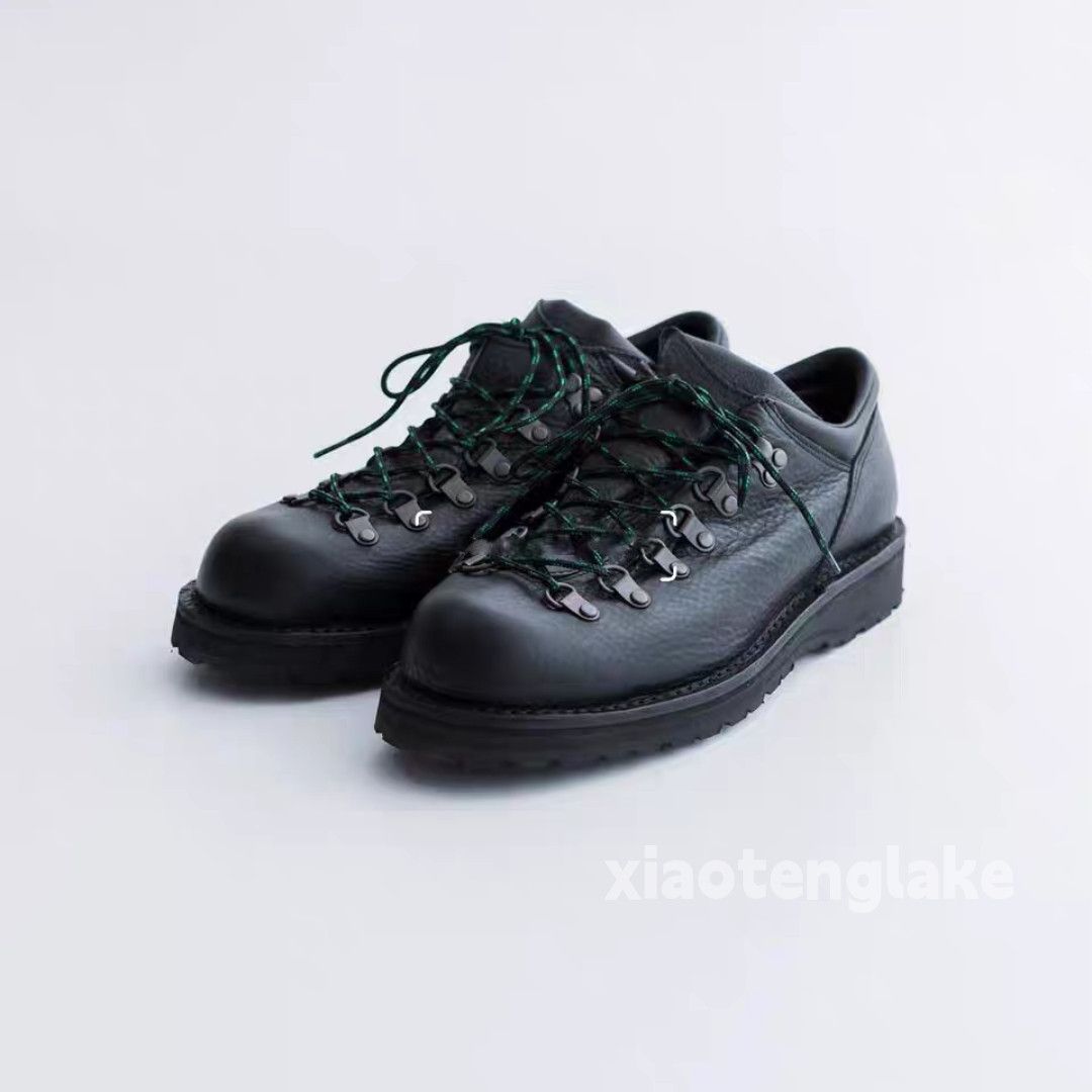 Vintage Unisex outdoor utility workwear hiking mountain boots shoes Size US 12 / EU 45 - 4 Thumbnail