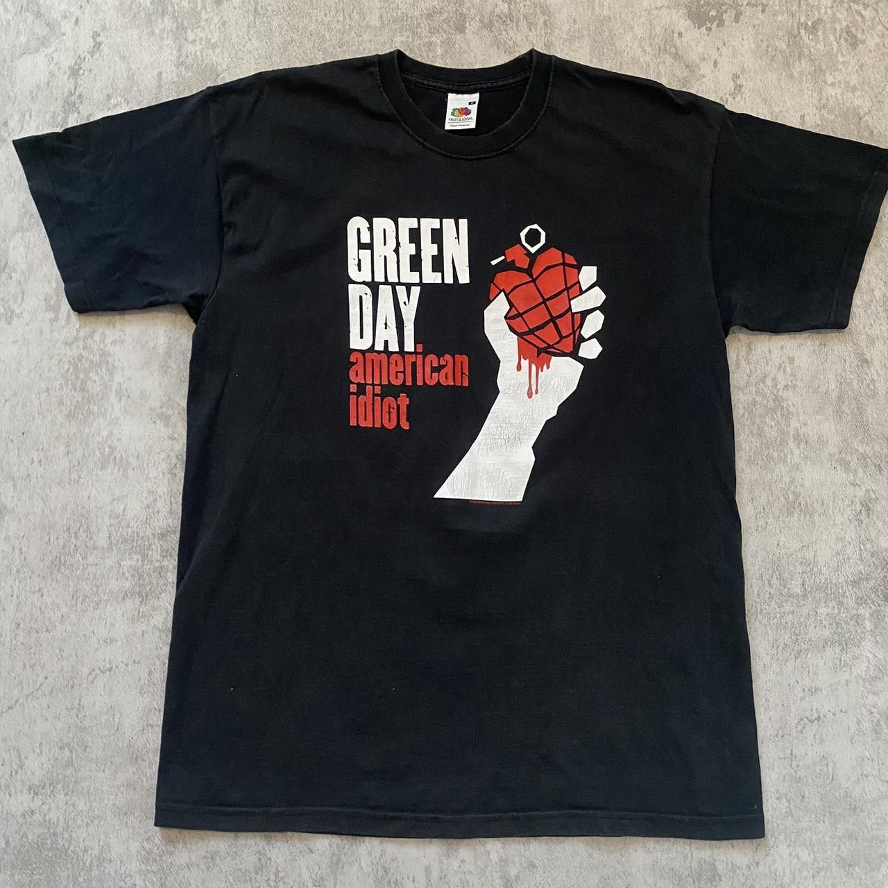 Fruit Of The Loom 2000s Green Day American Vintage y2k Retro 90s Size US M / EU 48-50 / 2 - 1 Thumbnail