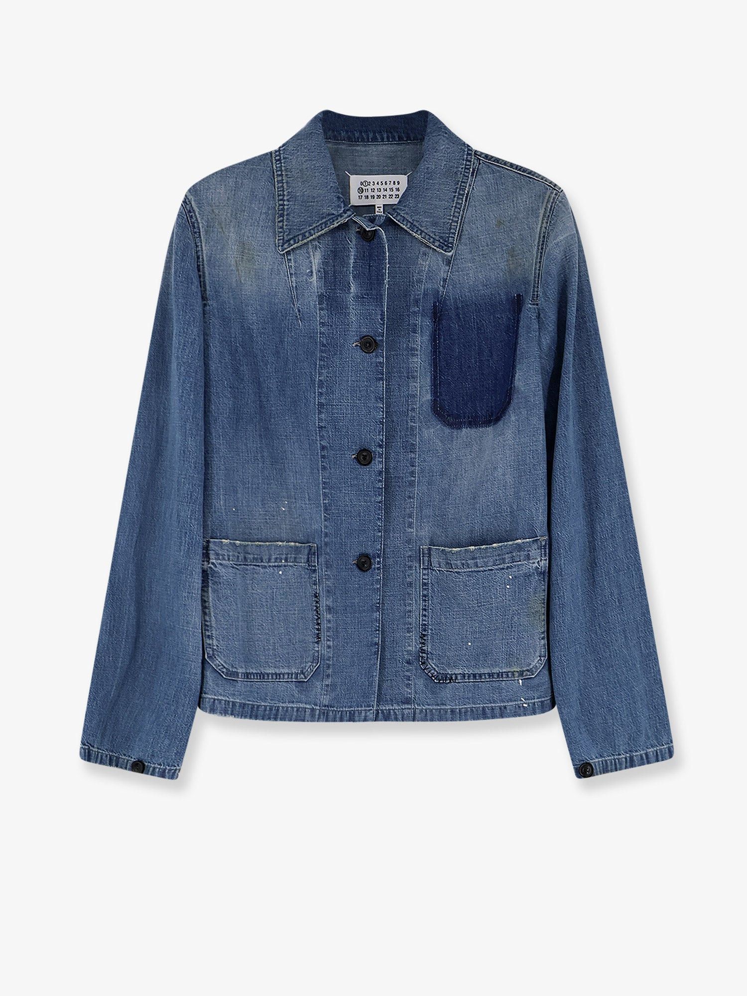 Maison Margiela Worn-Out denim shirt Tag Size IT 40 Women - USA Tariffs Included