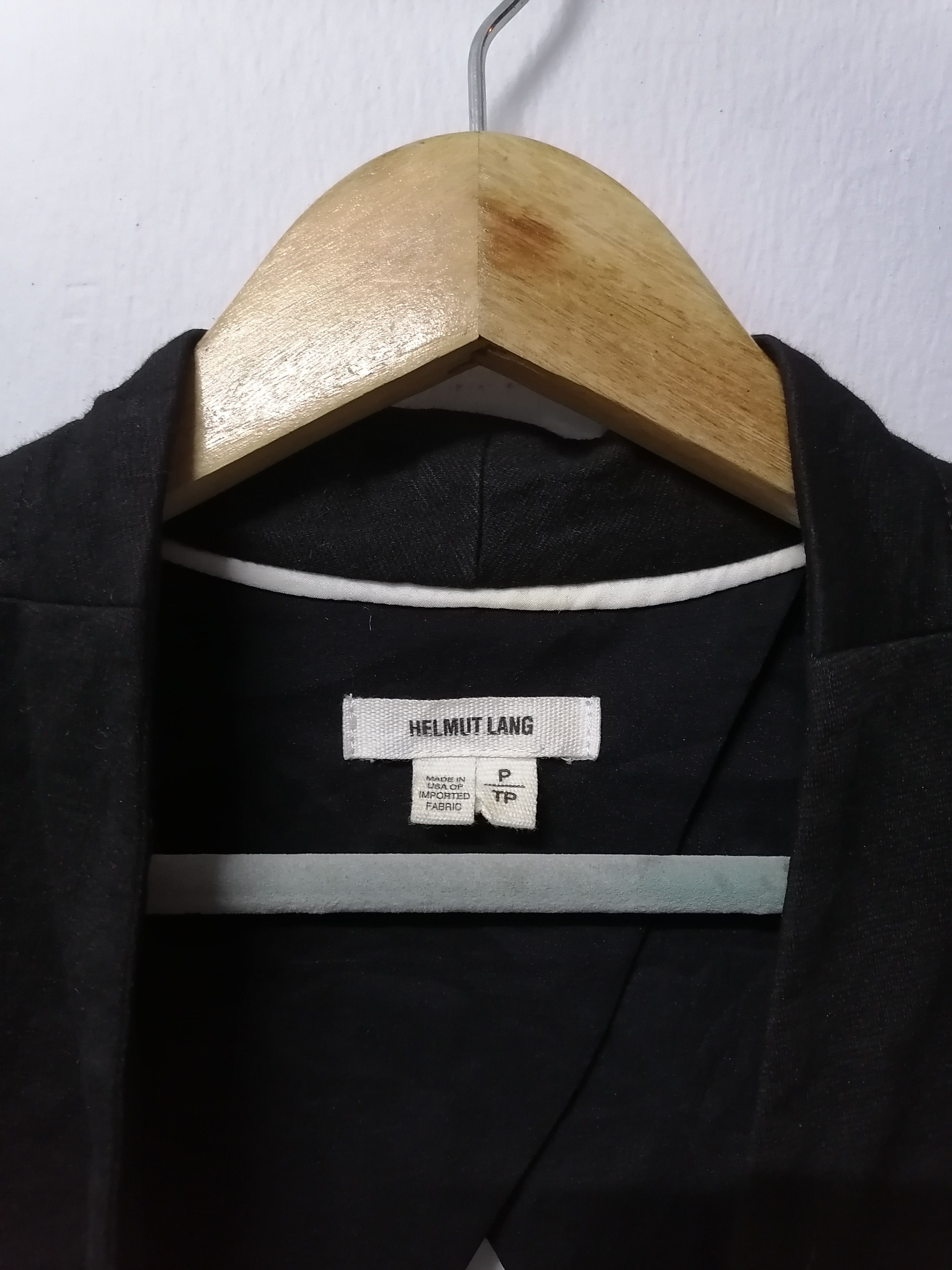 Helmut Lang Helmut Lang F03HW101 Black Blazer Size XS / US 0-2 / IT 36-38 - 4 Thumbnail