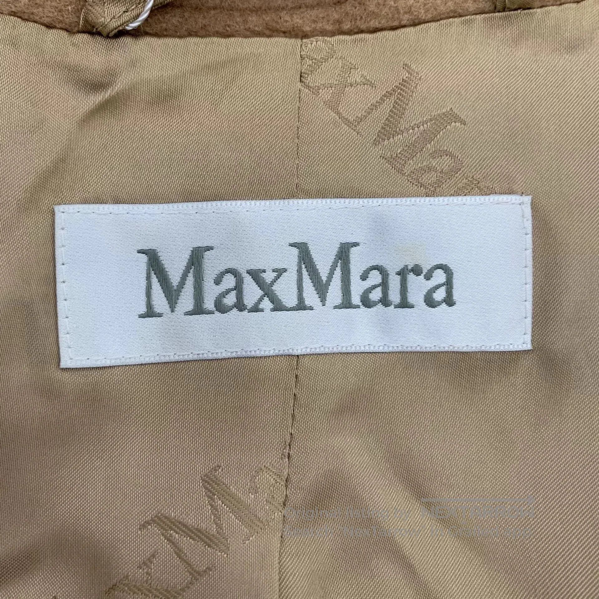 Other maxmara brown double-breasted coat size xs. Size US XS / EU 42 / 0 - 5 Thumbnail
