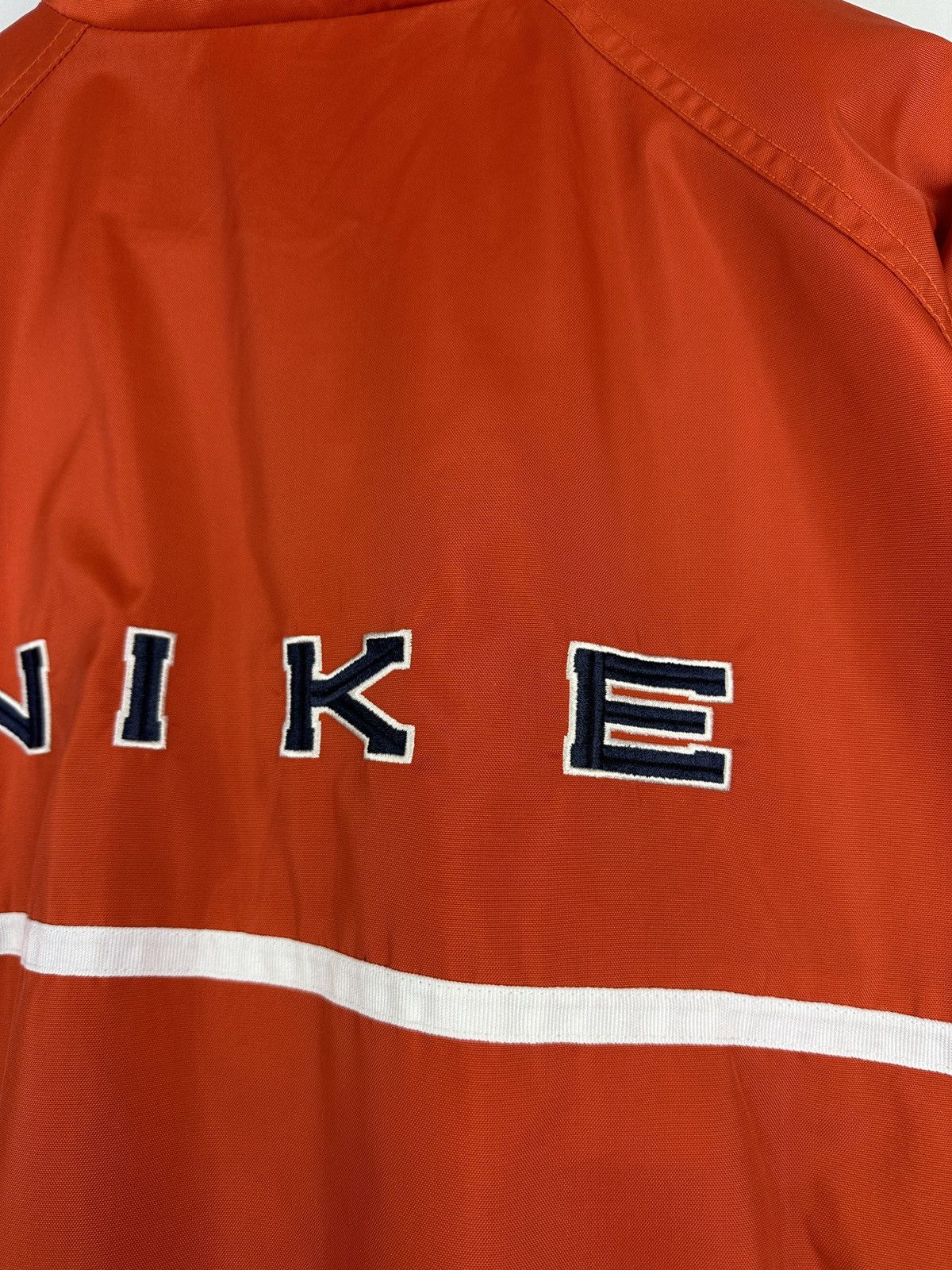 Nike × Vintage 🍊Vintage 90’s Nike Nylon Big Logo Baggy Anorak Jacket Y2K Size US S / EU 44-46 / 1 - 4 Thumbnail