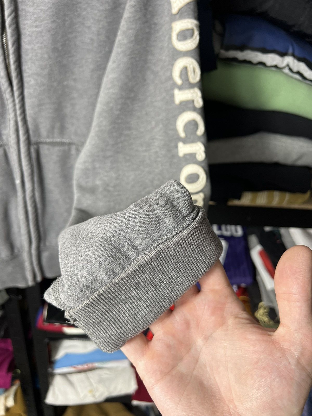 Abercrombie & Fitch Vintage Abercrombie & Fitch Moose Zip Hoodie Grey Size XL Size US XL / EU 56 / 4 - 17 Thumbnail
