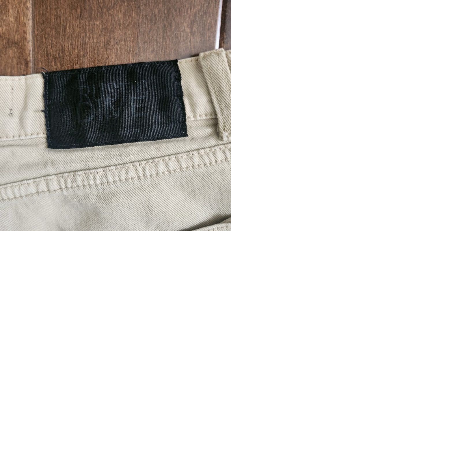 Vintage Rustic Dime Jeans Men Skinny Fit 34 Beige Khaki Cotton Blend Stretch 29 Inseam Size 34 Regular Solid Vintage No N/A Size US 34 / EU 50 - 10 Thumbnail