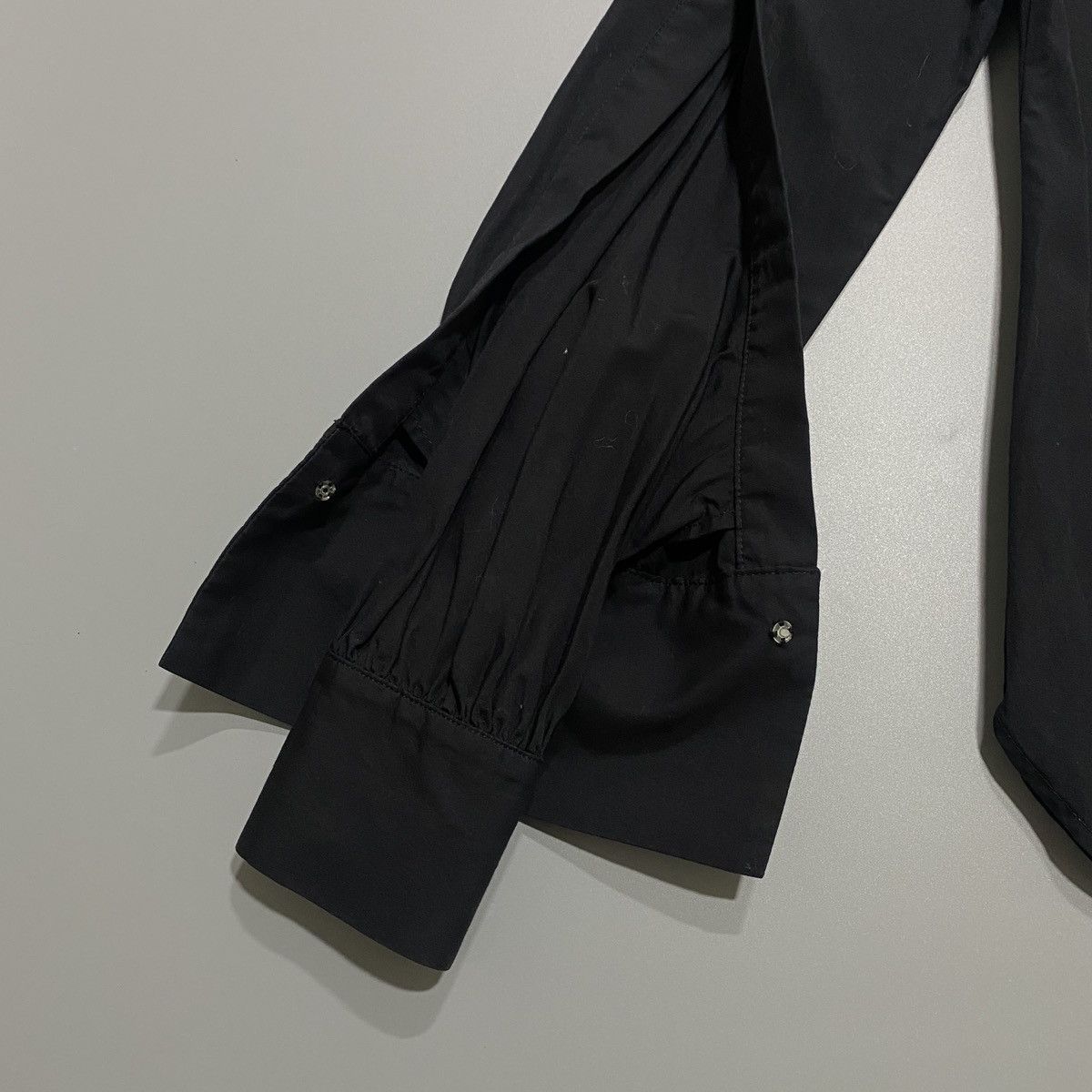 Yohji Yamamoto Yohji Yamamoto AW2000 DoubleSleeve Botton Shirt Size S / US 4 / IT 40 - 3 Thumbnail