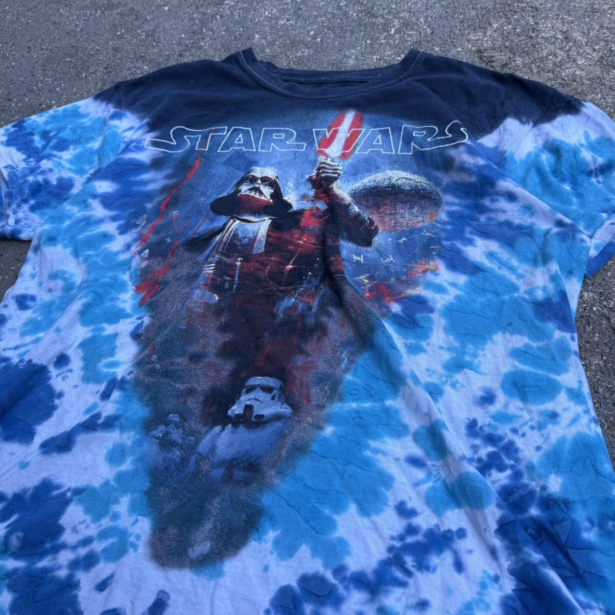 Star Wars Starwars "empire strikes back" tie dye Tshirt Size:S Size US S / EU 44-46 / 1 - 2 Thumbnail