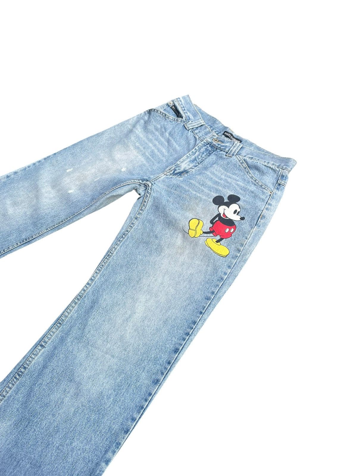 Mickey Mouse Vintage Dolce & Gabbana X Mickey Mouse Distresed Size US 32 / EU 48 - 2 Thumbnail