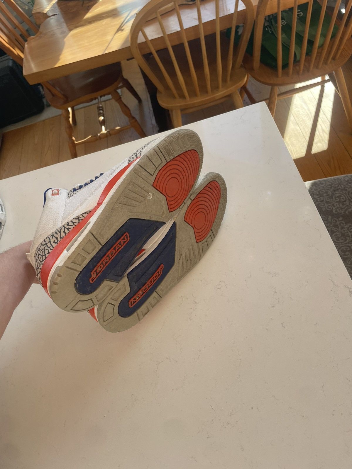 Jordan Brand × Nike Jordan 3 knicks Size US 11.5 / EU 44-45 - 4 Thumbnail