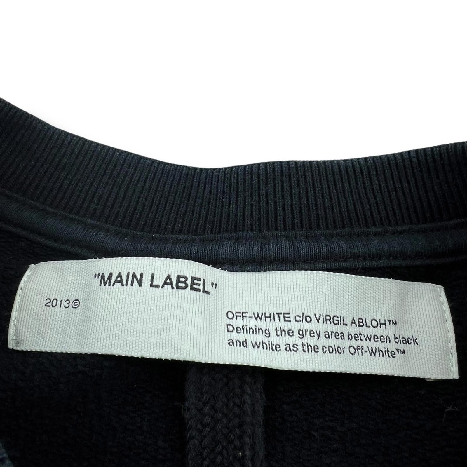 Off-White Off-White Mariana De Silva Black Sweatshirt Size US M / EU 48-50 / 2 - 4 Thumbnail