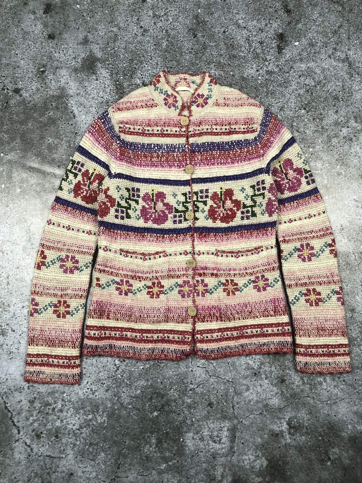 Beauty Beast × Hysteric Glamour × KMRii HYSTERIC GLAMOUR KNITTED JACKET Size US S / EU 44-46 / 1 - 3 Thumbnail