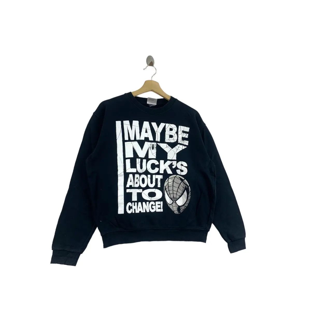 Vintage Vtg MARVEL SPIDERMAN Universal Studio Japan Sweatshirt Size L / US 10 / IT 46 - 3 Thumbnail