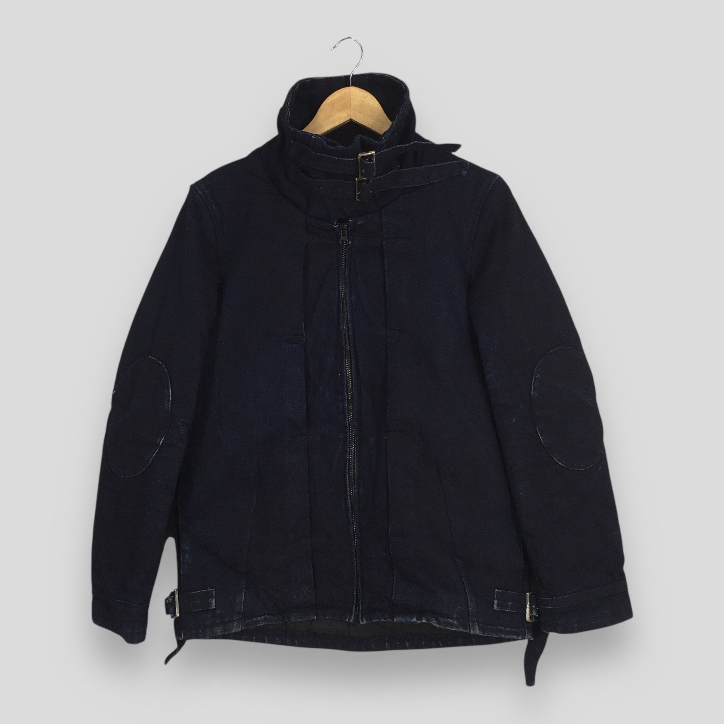 45rpm Vintage 45 RPM Denim Indigo Blue Worker Cotton Jacket Medium Size US M / EU 48-50 / 2 - 1 Thumbnail