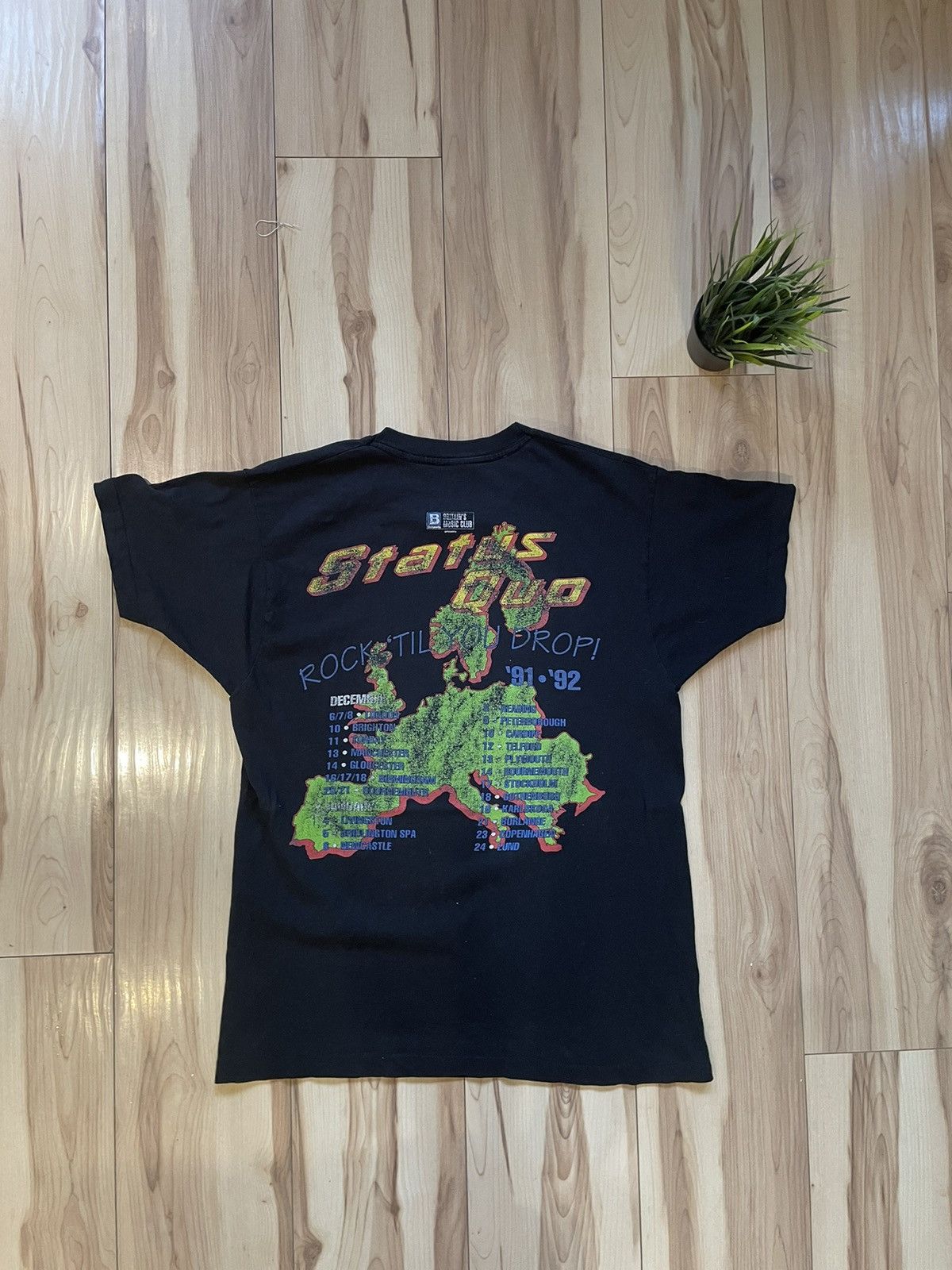 Band Tees × Vintage Status Quo 1991 Vintage Tour T-Shirt Size US L / EU 52-54 / 3 - 5 Thumbnail