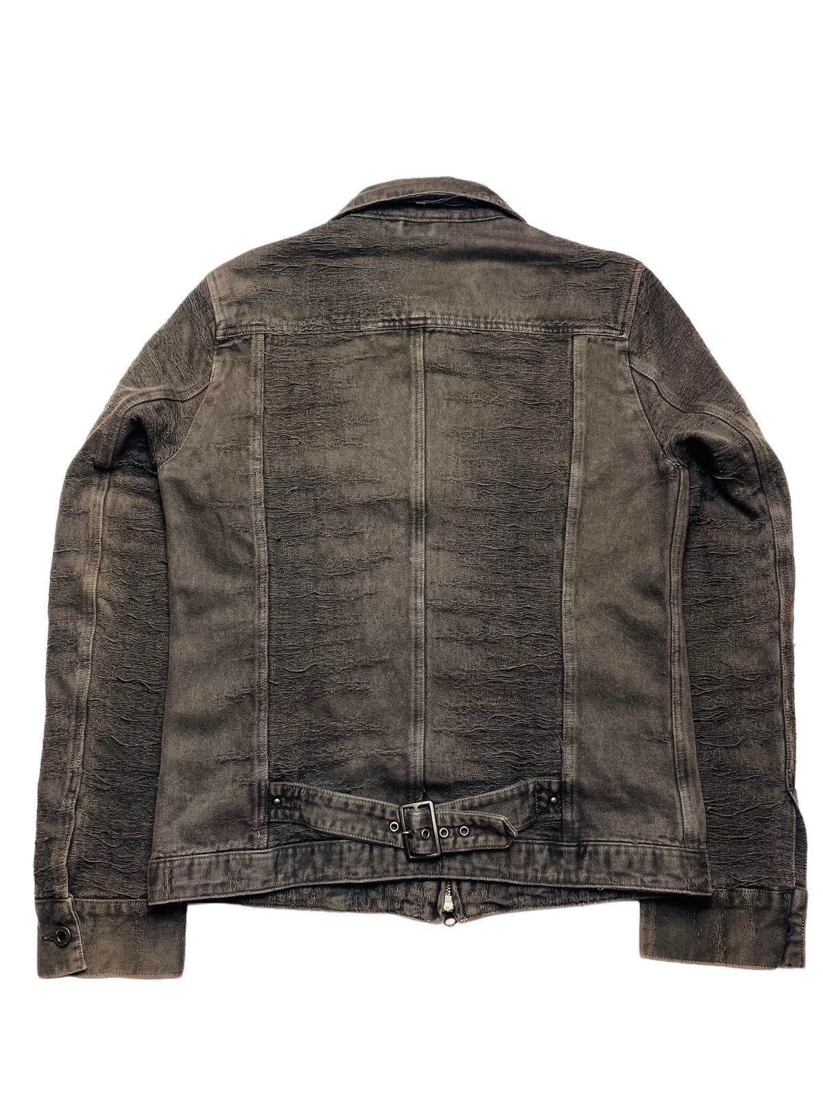 If Six Was Nine 2000s L7 Real Hip - Distressed Root Denim Jacket Size US L / EU 52-54 / 3 - 3 Thumbnail
