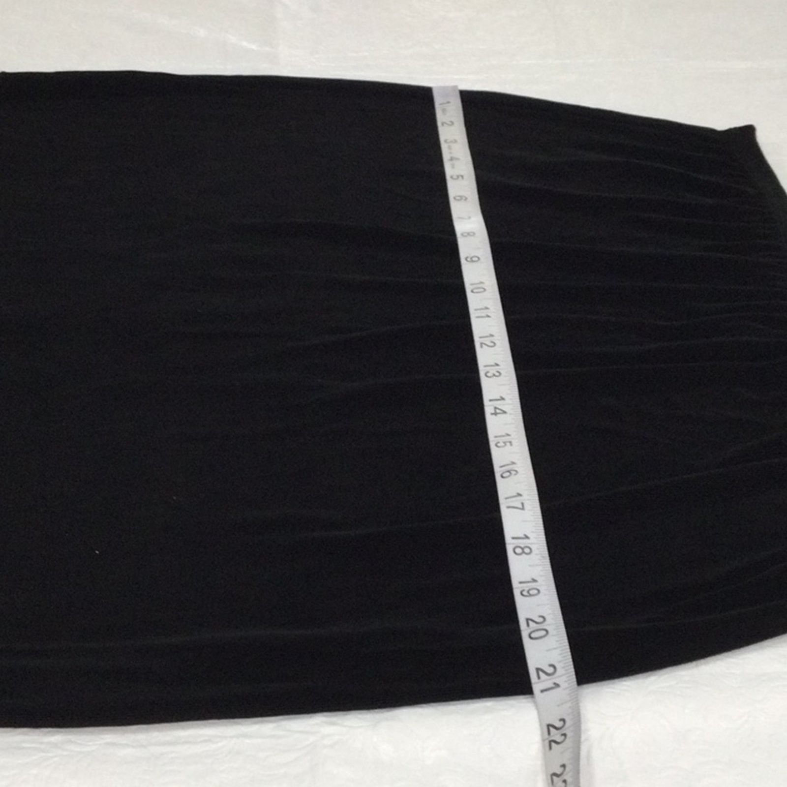 Chicos Chico's Travelers Black Side Split Audrey Skirt 3/XL/16 NWT Size 38" / US 16 / IT 52 - 15 Thumbnail