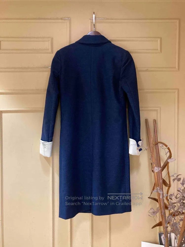 Chanel Chanel Blue and white double-breasted coat Size XXS / US 00 / IT 34 - 2 Thumbnail