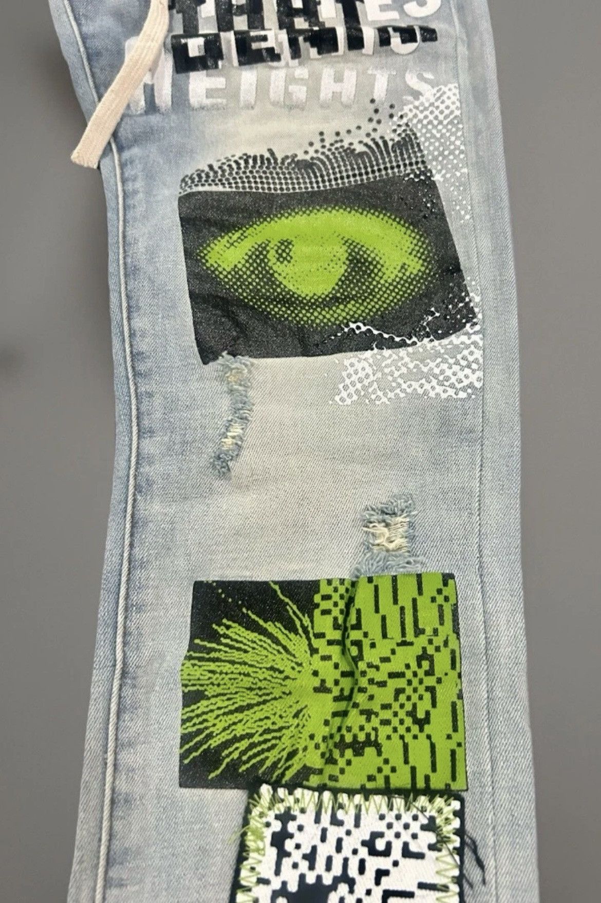 Other THRT Denim - "Highest Heights" graphic patch slim jeans s34 Size US 34 / EU 50 - 7 Thumbnail
