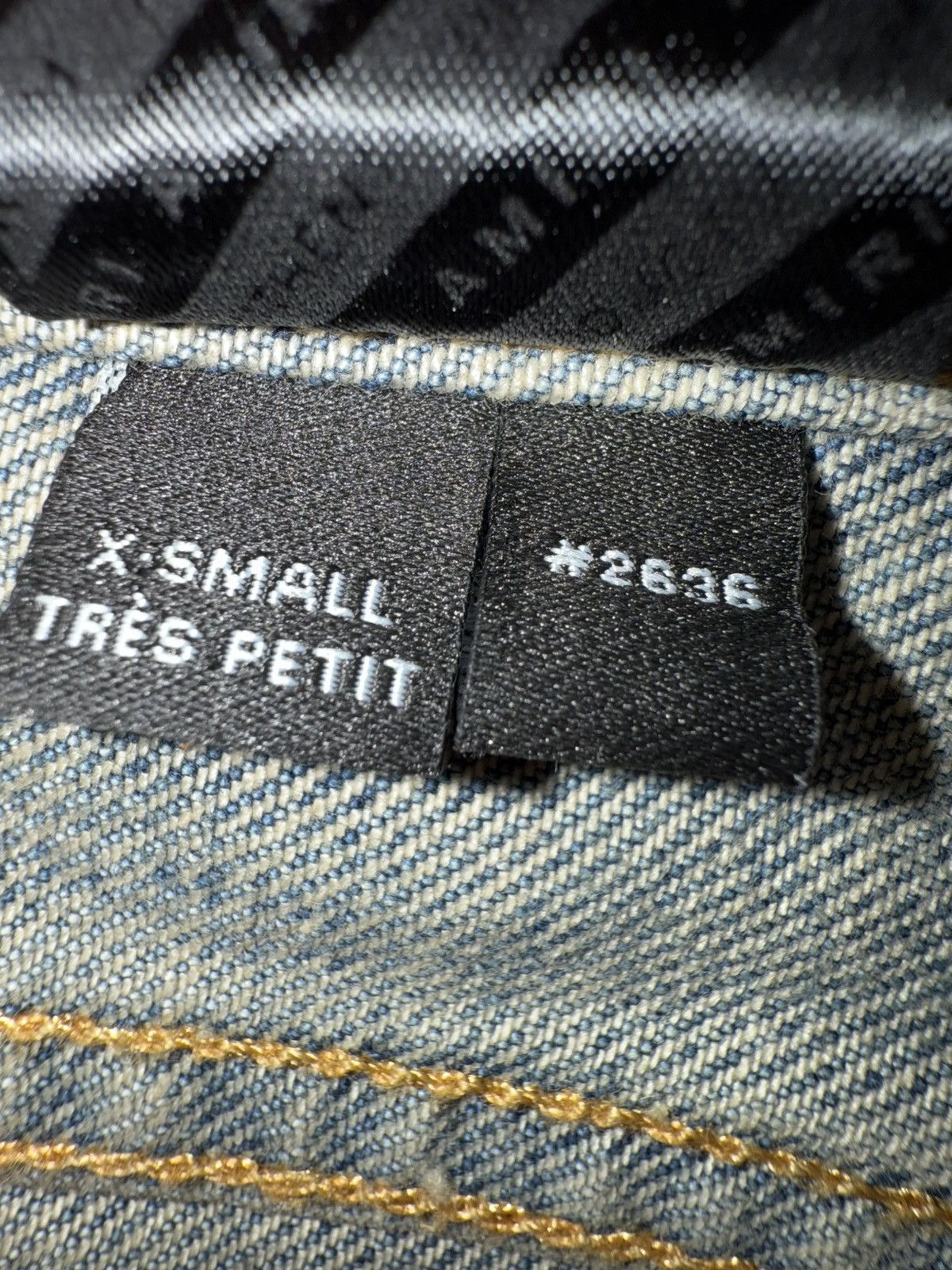 Amiri Chemist Star Trucker Jacket Clay Indigo Size US XS / EU 42 / 0 - 13 Thumbnail