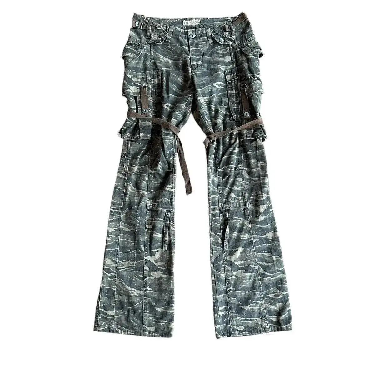 Vintage RARE‼️ W30 L31 FLARE/BOOTCUT Japanese Vtg Bondage Punk Cargo Size US 30 / EU 46 - 2 Thumbnail