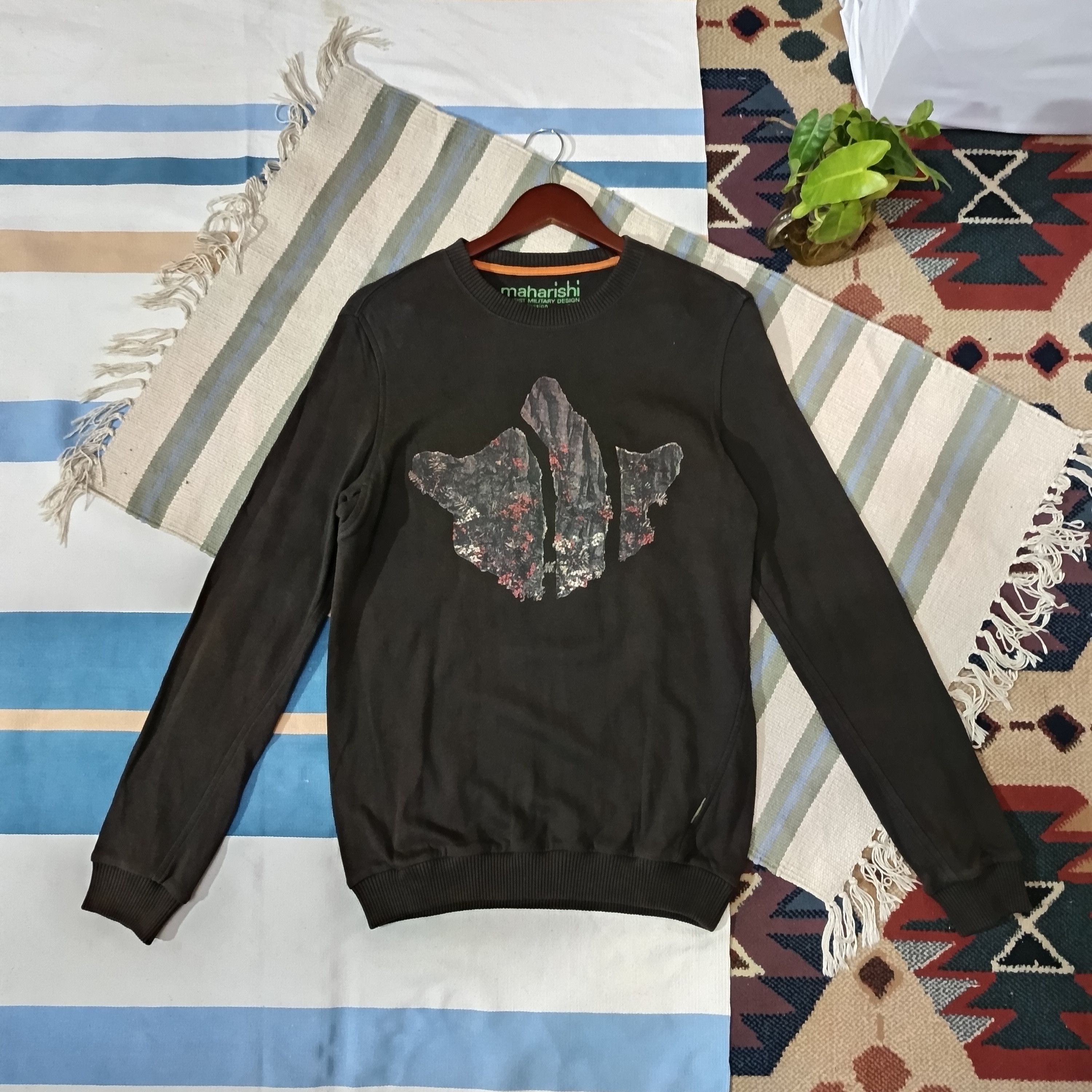 Maharishi MAHARISHI TEMPLE LOGO SWEATSHIRT Size US XS / EU 42 / 0 - 1 Thumbnail