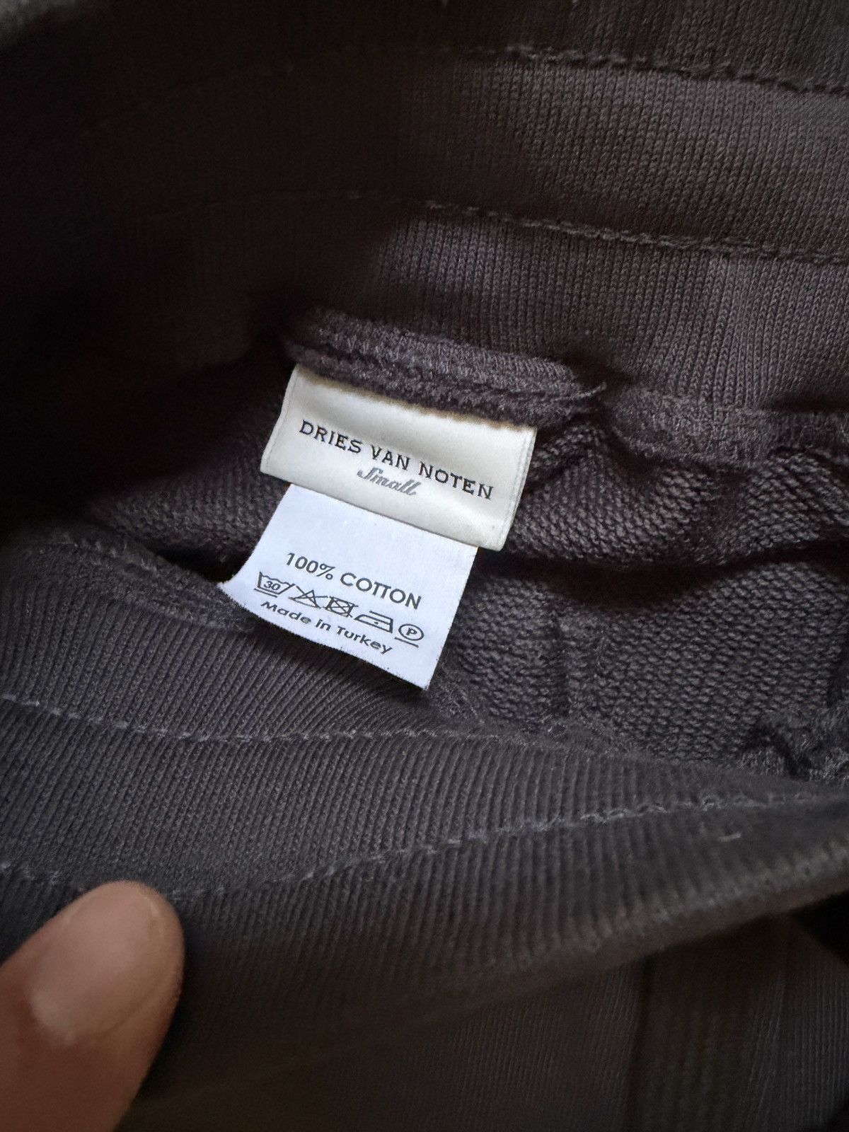 Dries Van Noten Dries Van Noten Sweatpants - Dark Gray Size US 30 / EU 46 - 2 Thumbnail