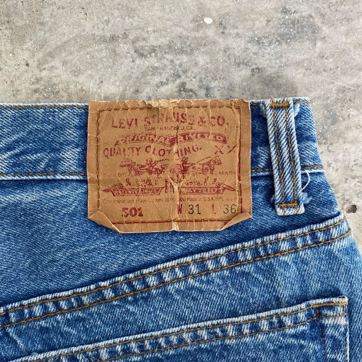 Levi's Vintage 90’s Levis 501 Faded Stonewashed Blue Denim Jeans Size US 30 / EU 46 - 11 Thumbnail