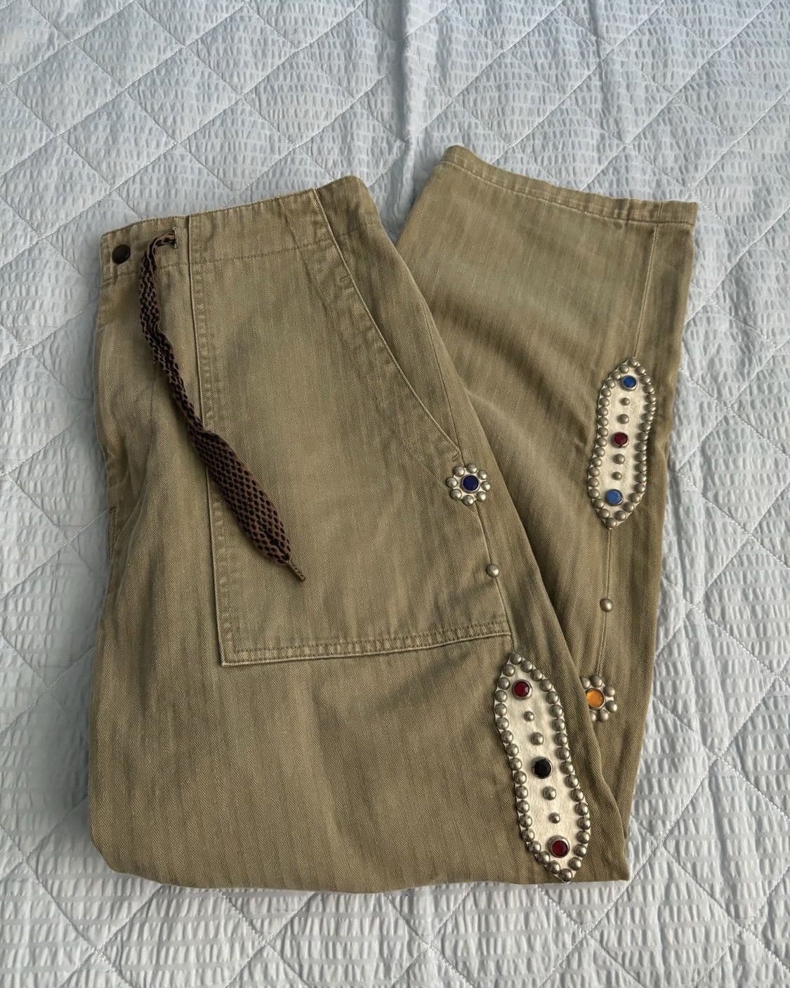 Kapital Kapital Gemstone Herringbone Easy Baker Pants Size US 32 / EU 48 - 4 Thumbnail