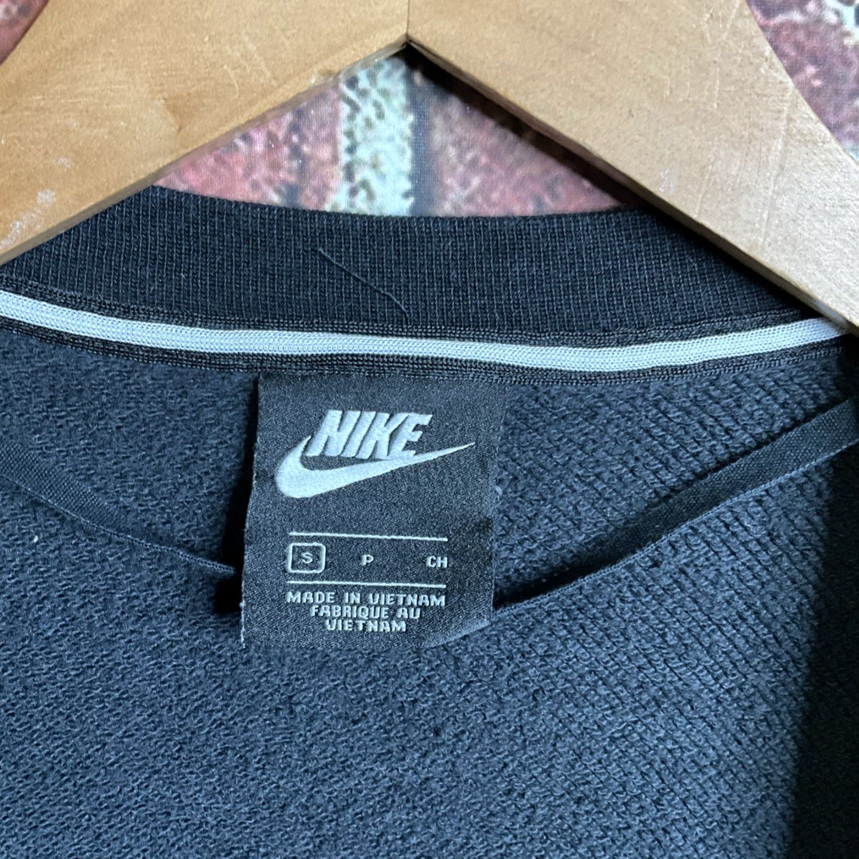 Nike Womens Nike Cardigan Sweatshirt Open Front Oversized Black sz S Comfort Core Cozy Size S / US 4 / IT 40 - 4 Thumbnail
