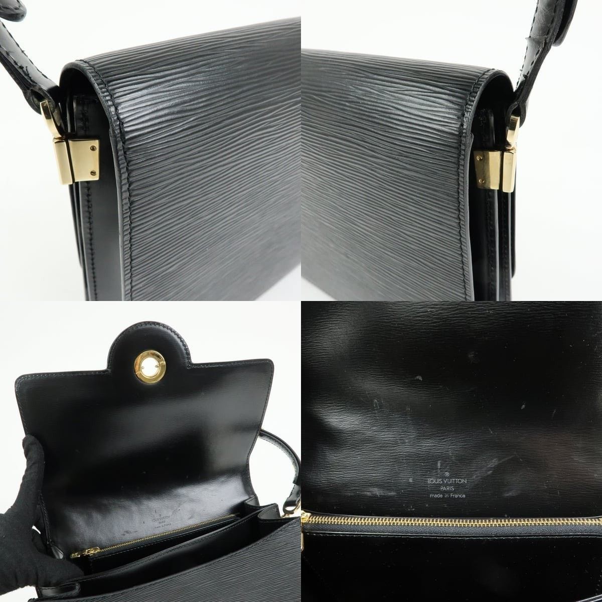 Louis Vuitton Louis Vuitton Epi Freerun Shoulder Bag Noir Black Size ONE SIZE - 6 Thumbnail