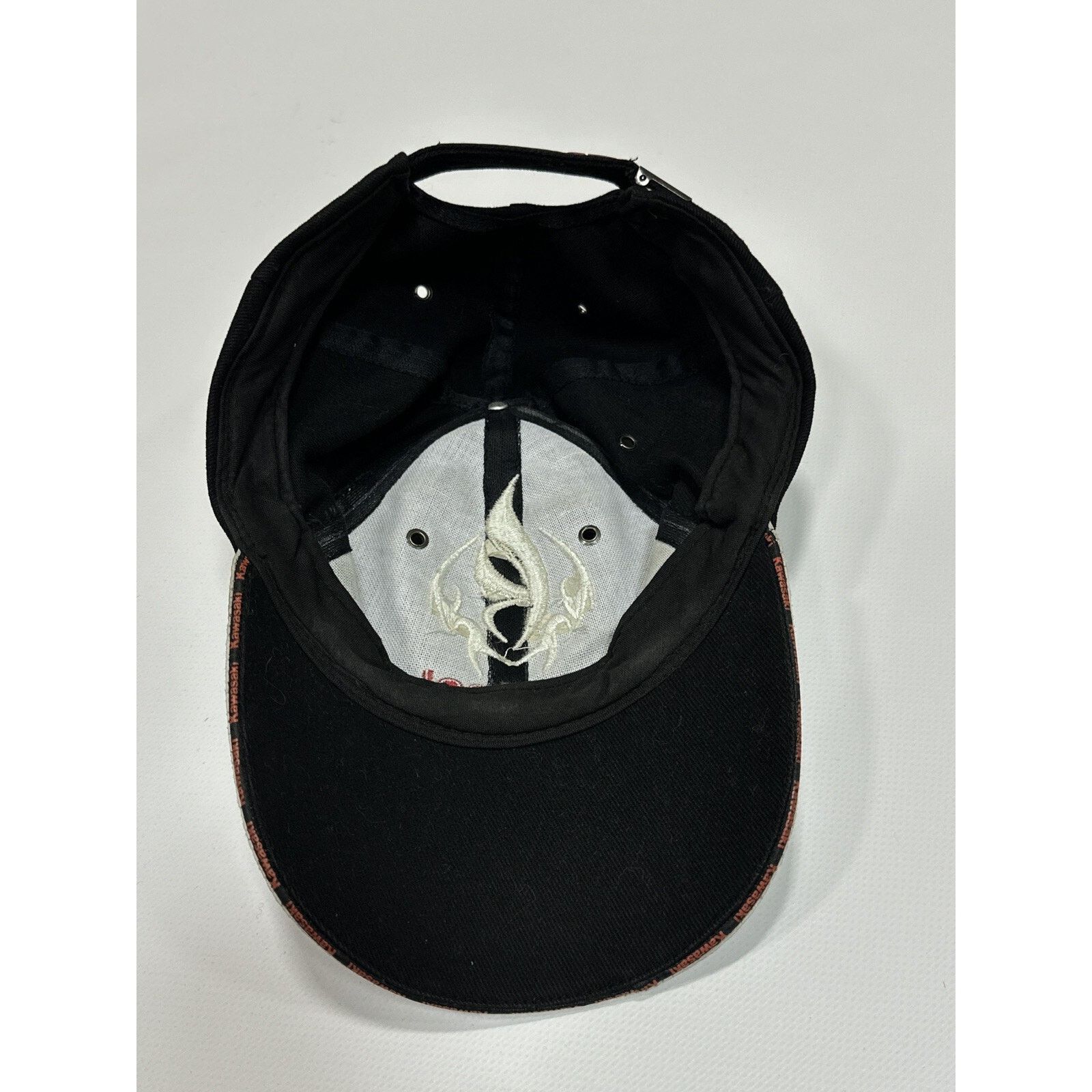 Vintage Vintage 90’s Kawasaki Motorcycle Racing Men’s Baseball Cap Size ONE SIZE - 2 Thumbnail