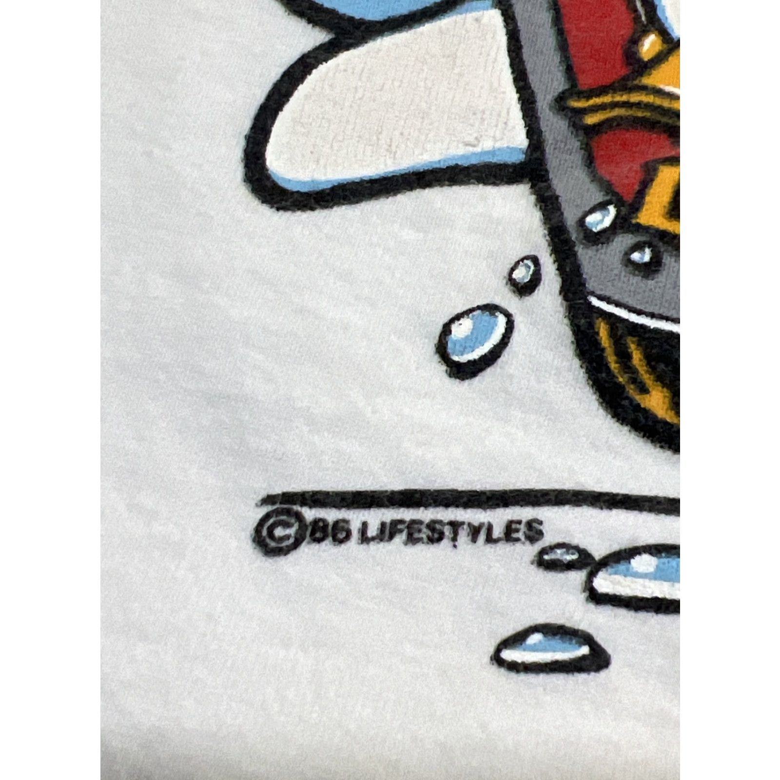 Vintage VINTAGE Duck Light Beer Graphic T Shirt Men XL Single Stitch 1986 Lifestyles Size US XL / EU 56 / 4 - 5 Thumbnail