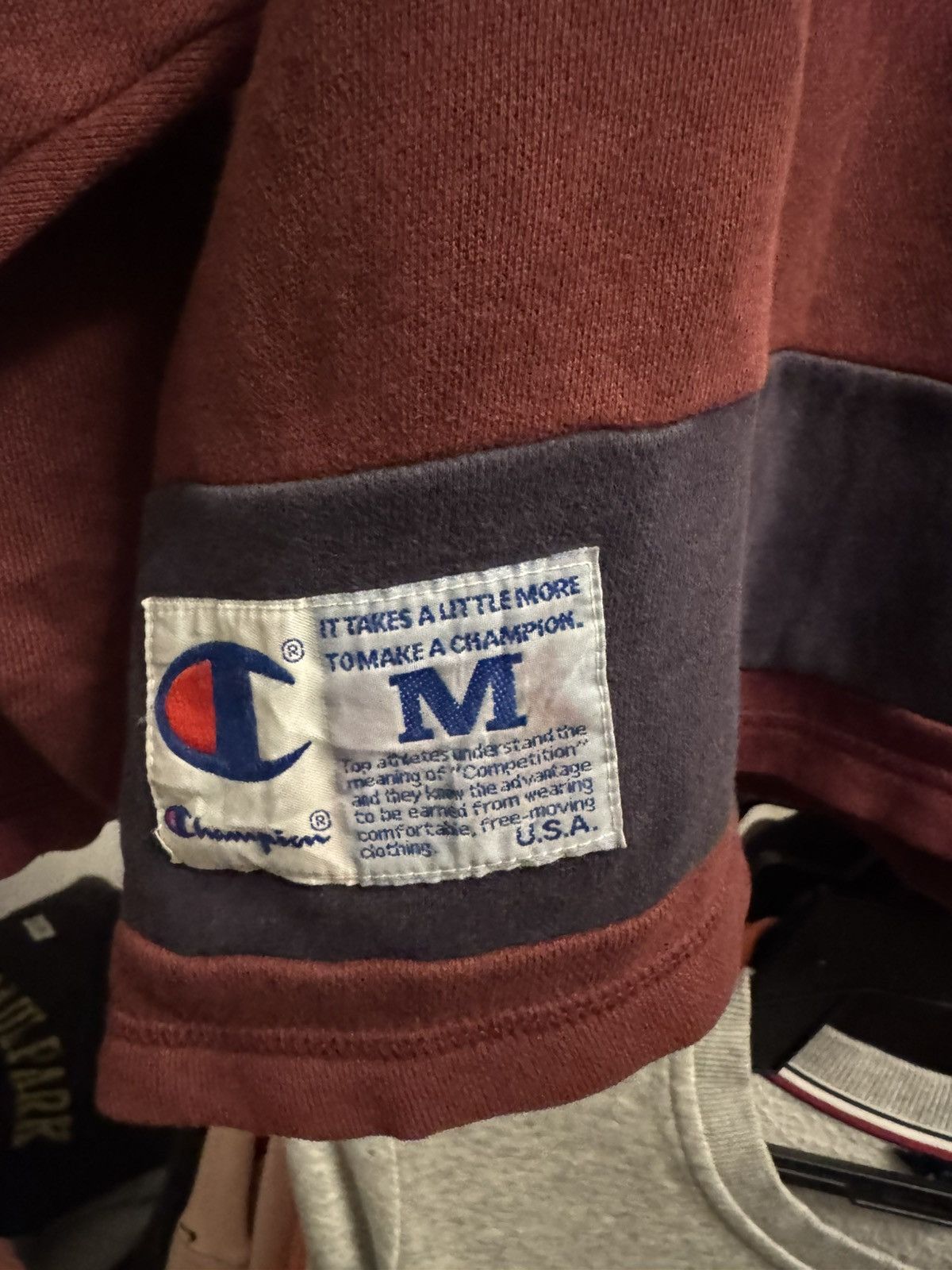 Other USA Champion half-zipper vintage Size US M / EU 48-50 / 2 - 3 Thumbnail
