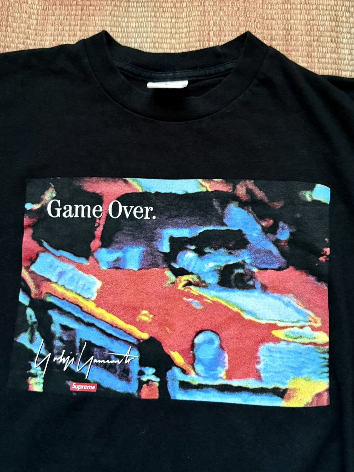 Supreme × Yohji Yamamoto Supreme x Yohji Yamamoto 20AW Game Over Tee Size S Black Size US S / EU 44-46 / 1 - 5 Thumbnail