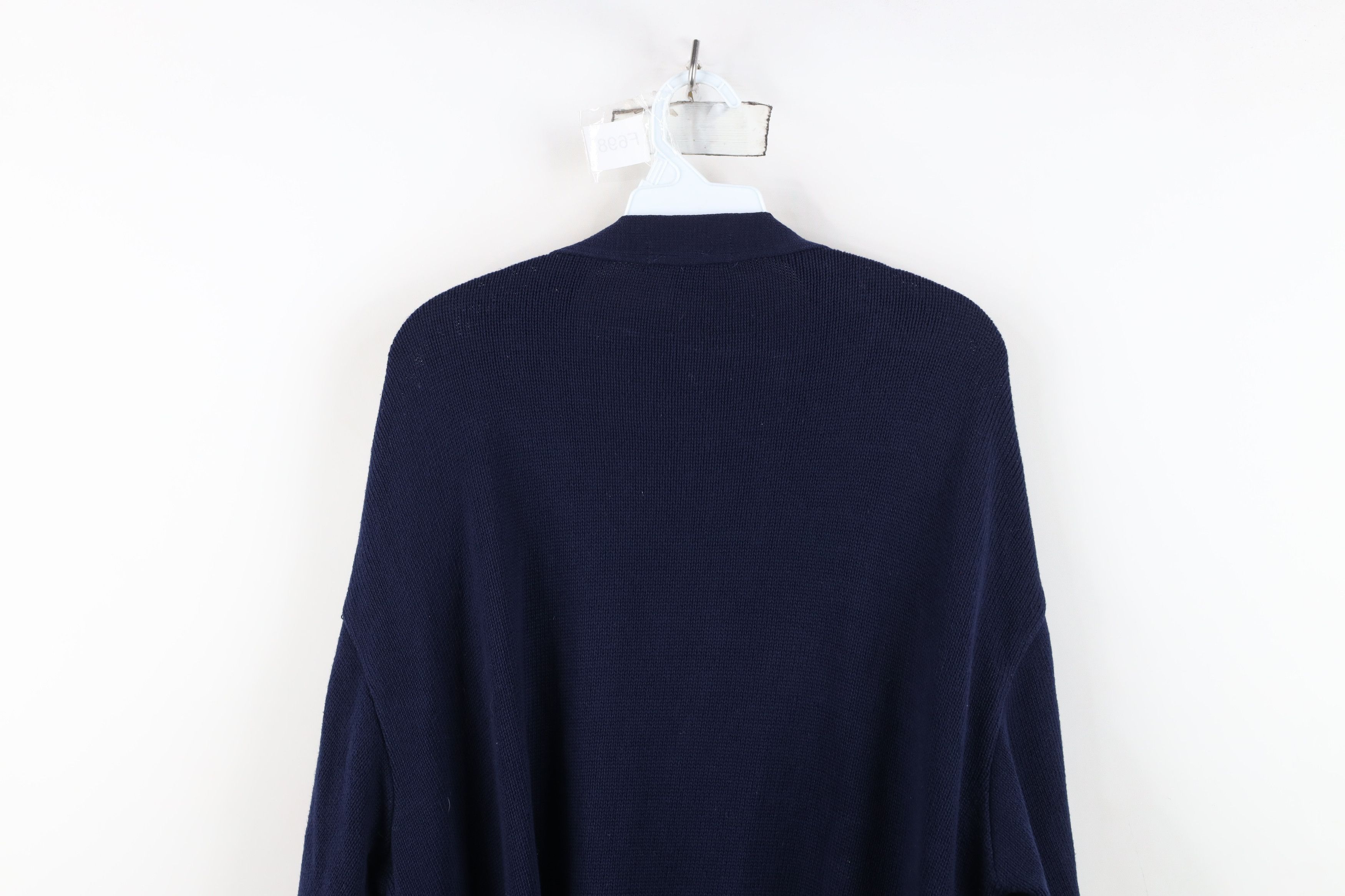 Vintage Vintage 90s Streetwear Fit Cotton Knit Cardigan Sweater USA Size US L / EU 52-54 / 3 - 12 Thumbnail