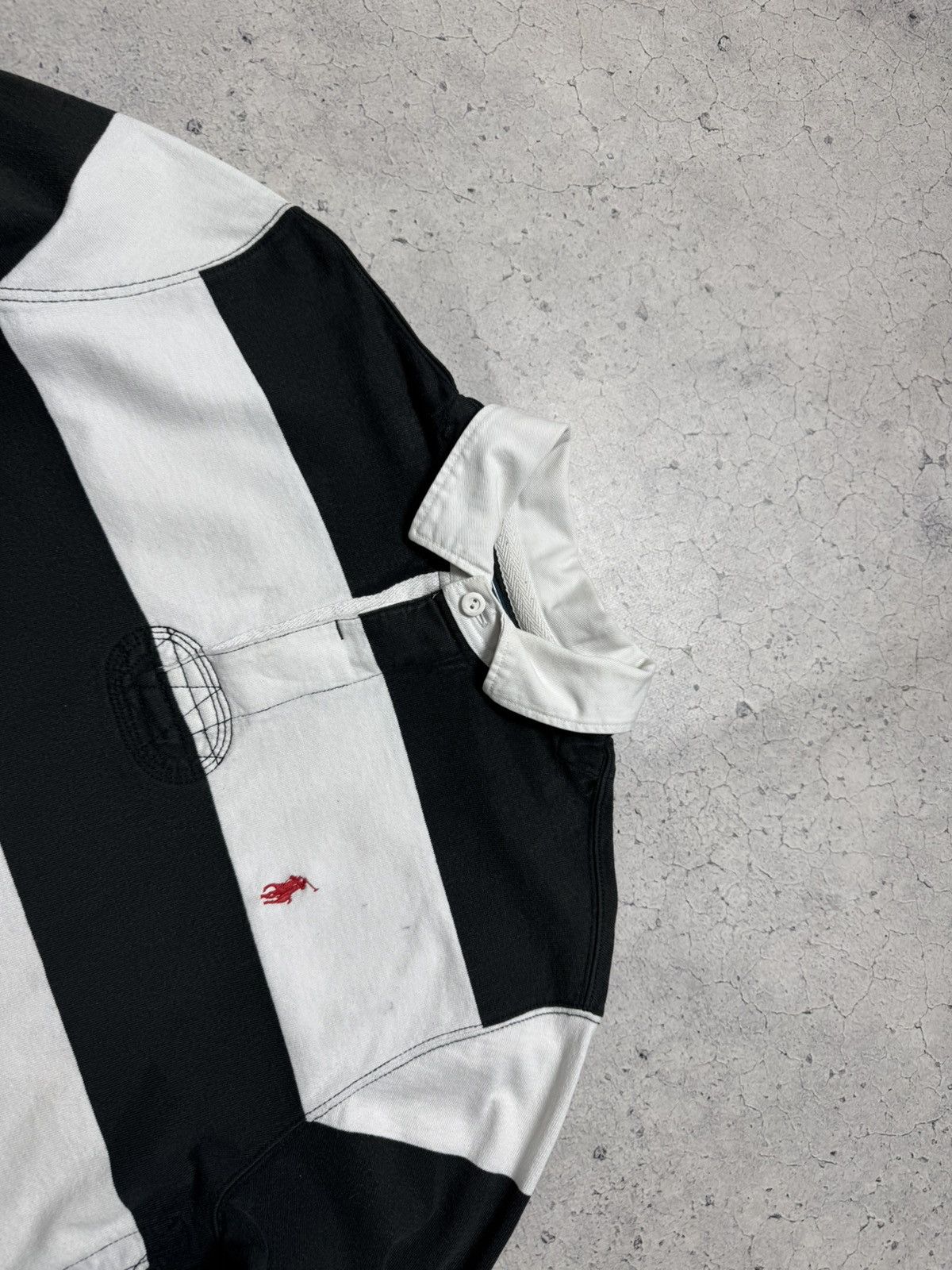 Polo Ralph Lauren Polo Ralph Lauren Rugby Vintage Striped Sweatshirt PRL Size US L / EU 52-54 / 3 - 4 Thumbnail