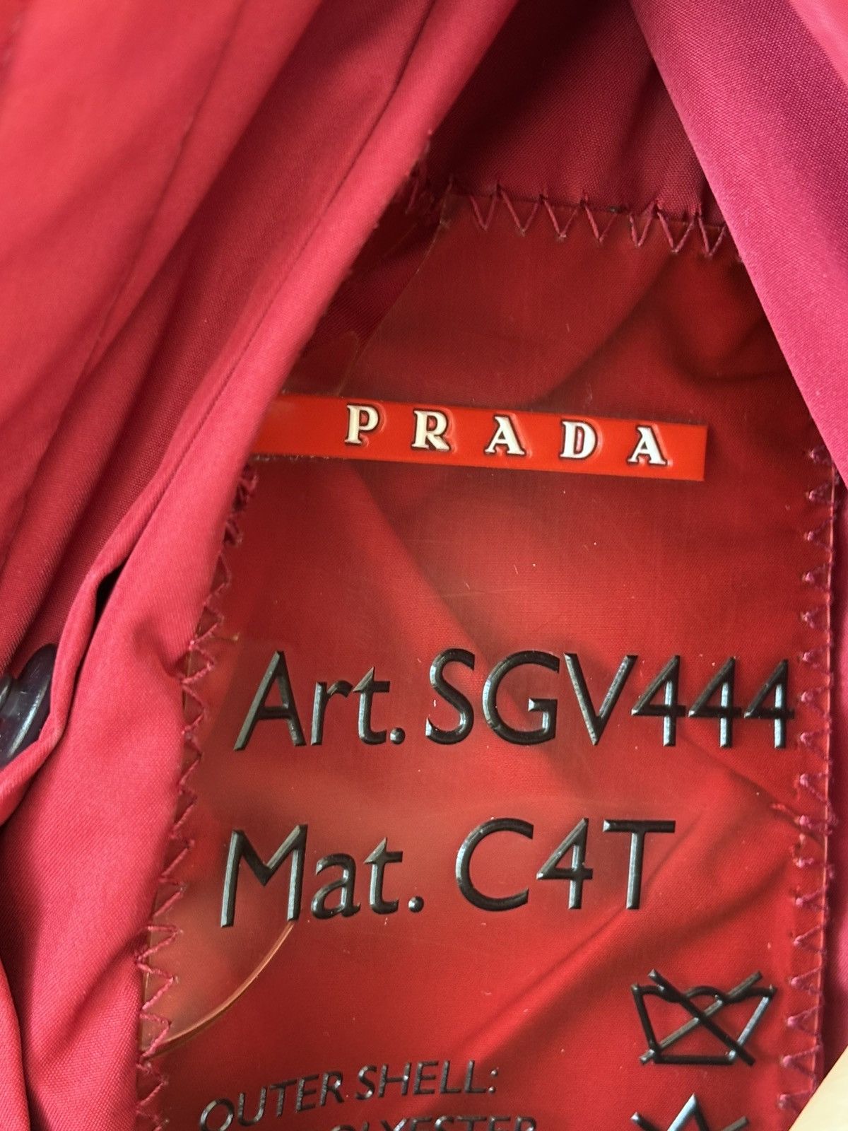 Prada Prada Sport reversible jacket in deep navy/crimson red Size US M / EU 48-50 / 2 - 12 Thumbnail