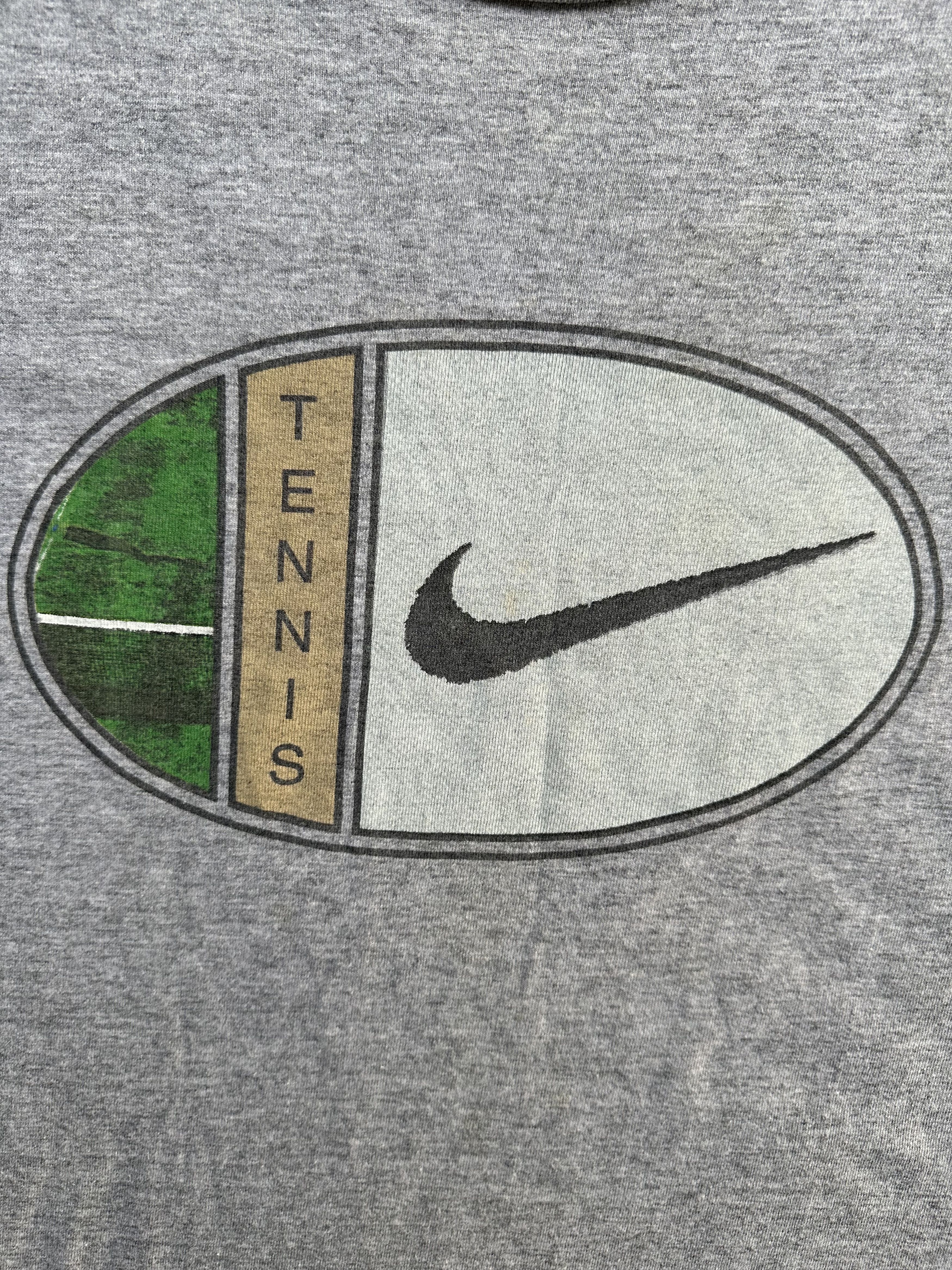 Nike Vintage 90s Nike Tennis Center Logo Tee Size US M / EU 48-50 / 2 - 3 Thumbnail