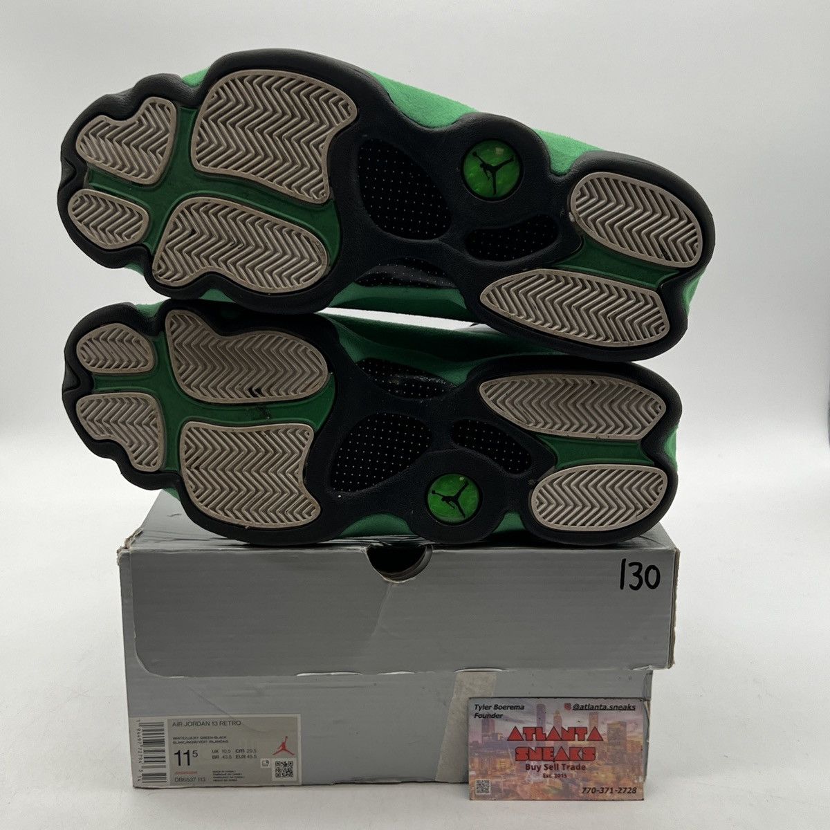 Jordan Brand Air Jordan 13 lucky green Size US 11.5 / EU 44-45 - 8 Thumbnail