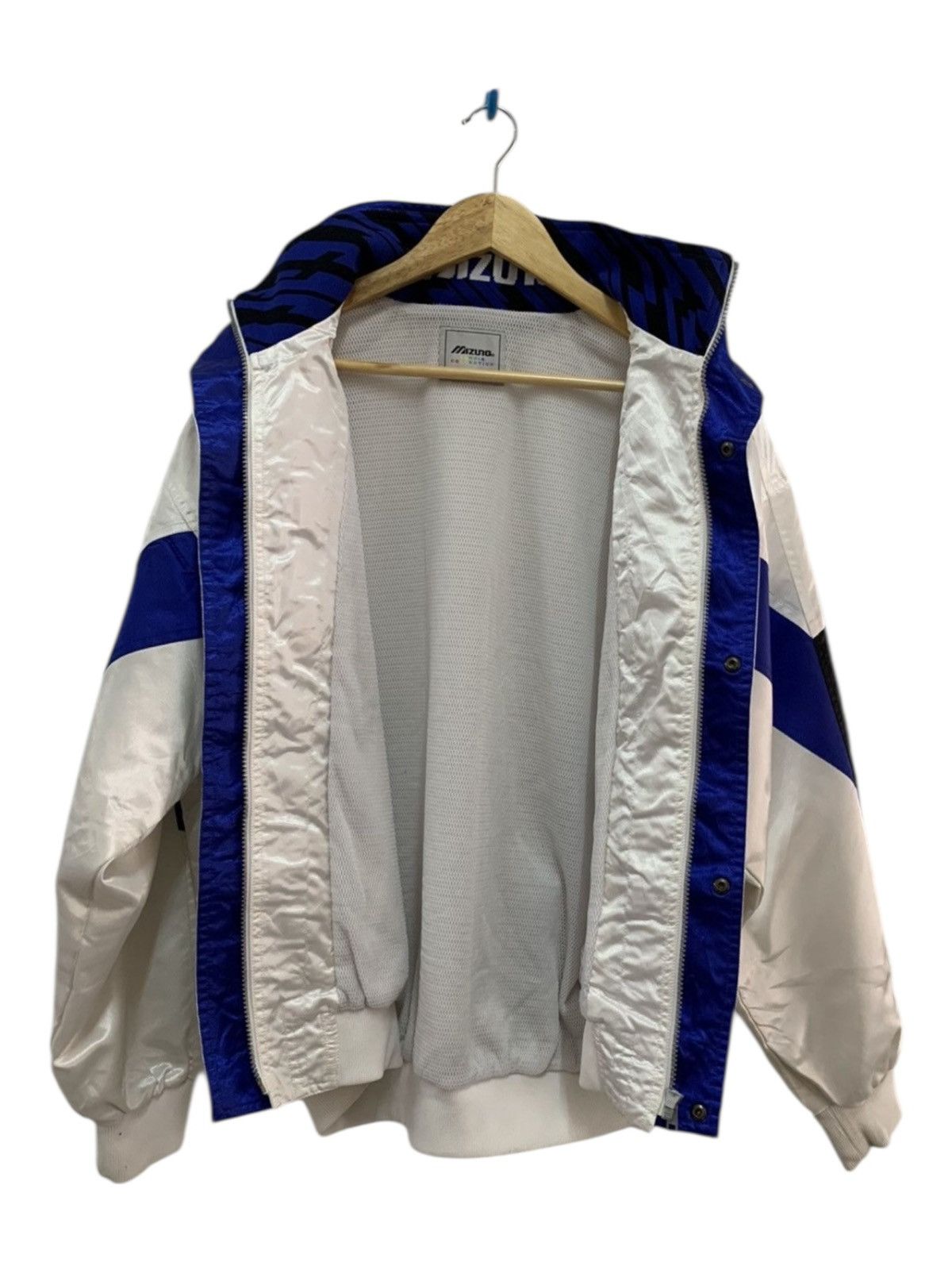 Mizuno Vintage Mizuno Tennis Collection Windbreaker Jacket Size US XL / EU 56 / 4 - 2 Thumbnail