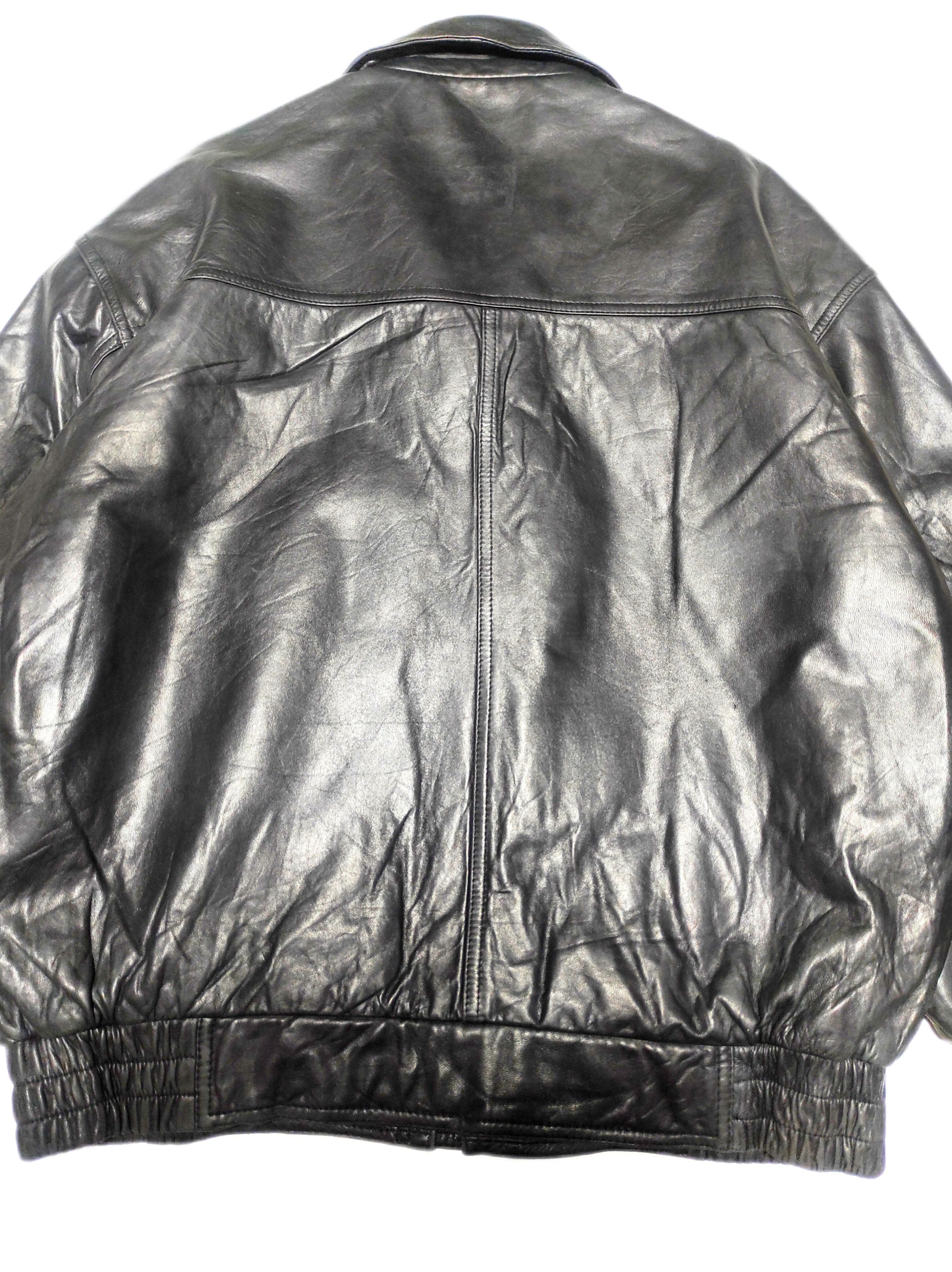 Yves Saint Laurent Rare! Beautiful Yves Saint Laurent Bomber Leather Jacket Size US L / EU 52-54 / 3 - 9 Thumbnail