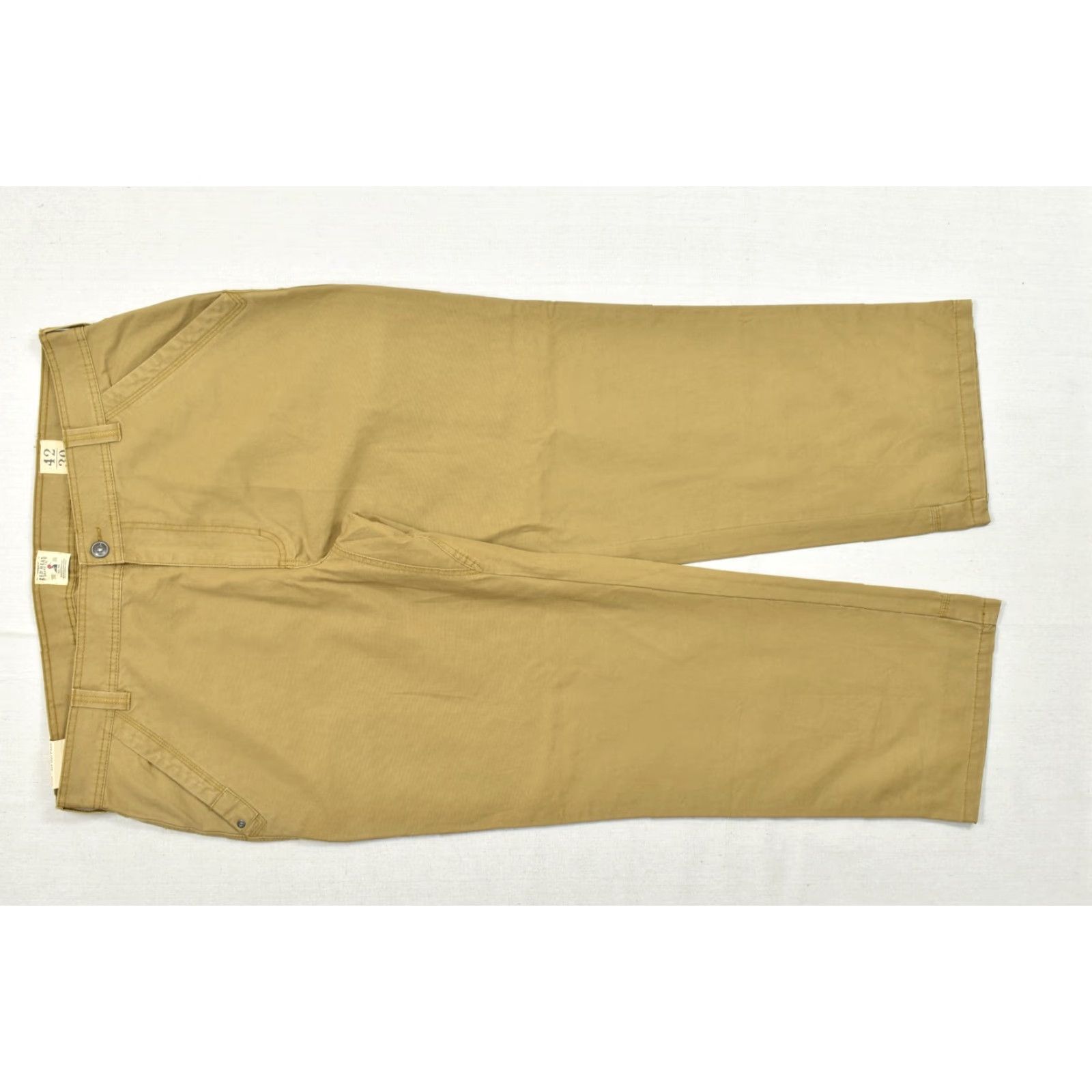Vintage Red Head Mens Cargo Pants 42x30 Relaxed Fit Cotton Canvas Tan Beige Cargo Pocket Straight Front Zip Workwear Casual Pants Mens Size US 42 / EU 58 - 3 Thumbnail