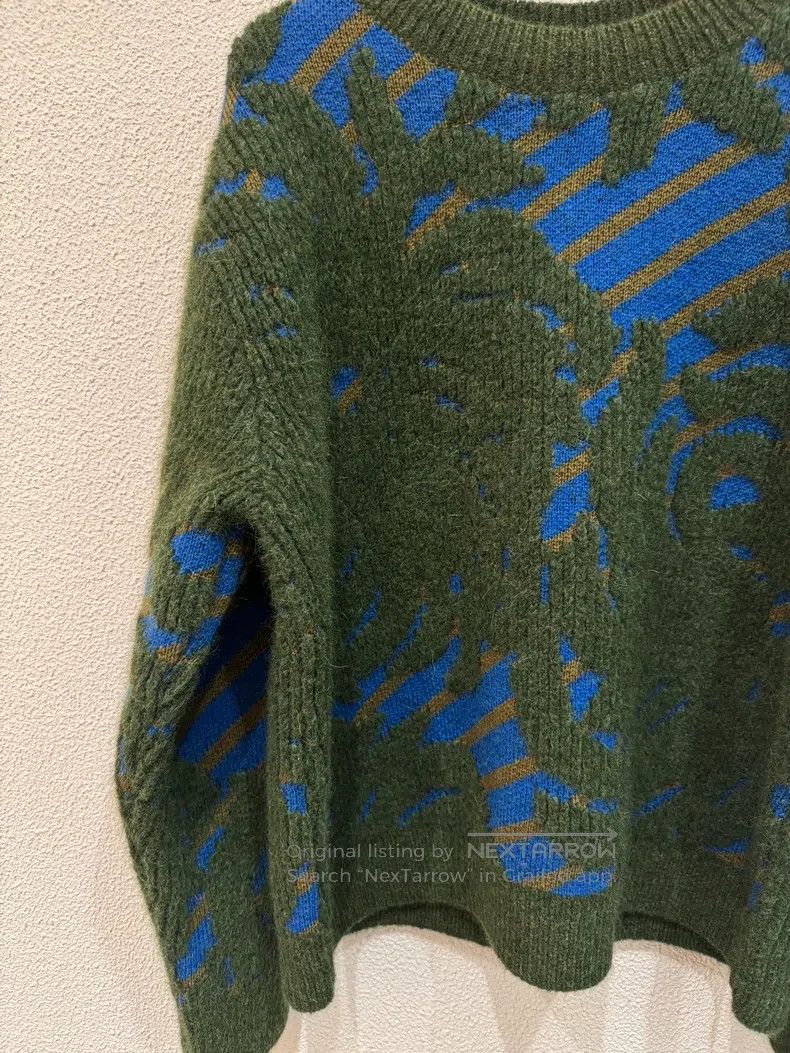 Dries Van Noten Dries Van Noten Autumn/Winter Flocked Pattern Sweater Size S / US 4 / IT 40 - 4 Thumbnail