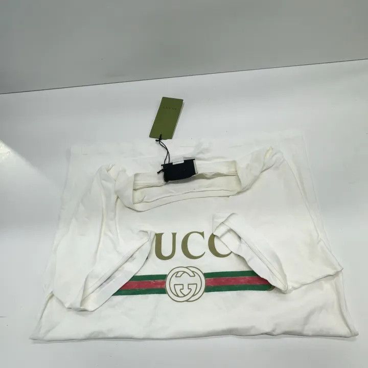 Gucci Gucci Logo Print Short Sleeve T-Shirt-2507 Size XS / US 0-2 / IT 36-38 - 9 Thumbnail