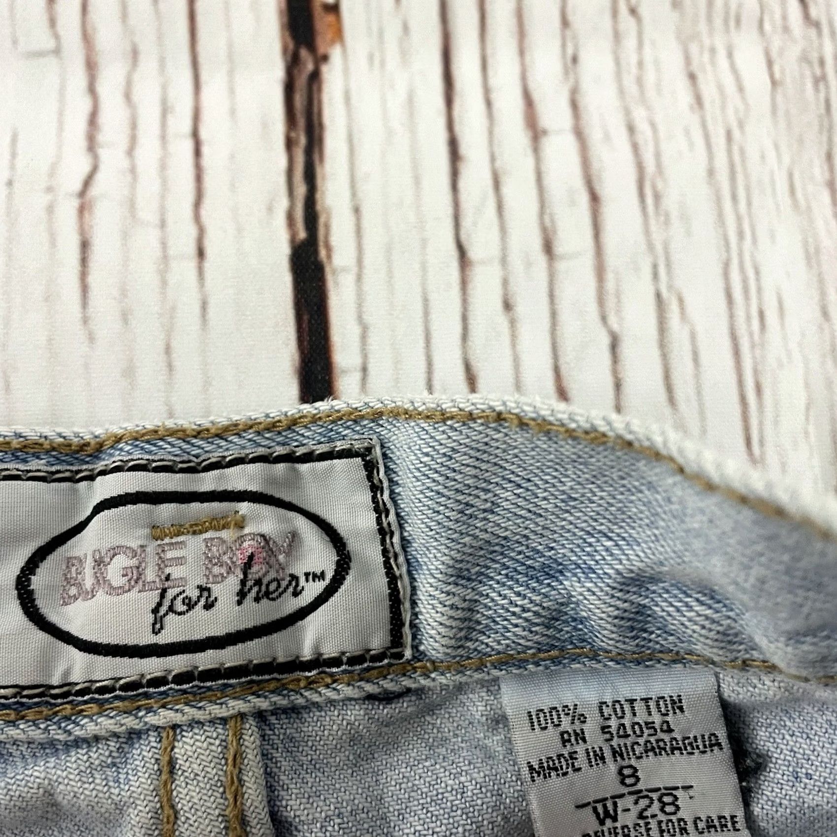 Bugle Boy Vintage Bugle Boy Mom Denim Shorts 8 Size Light Wash Blue Womens Size 30" / US 8 / IT 44 - 2 Thumbnail