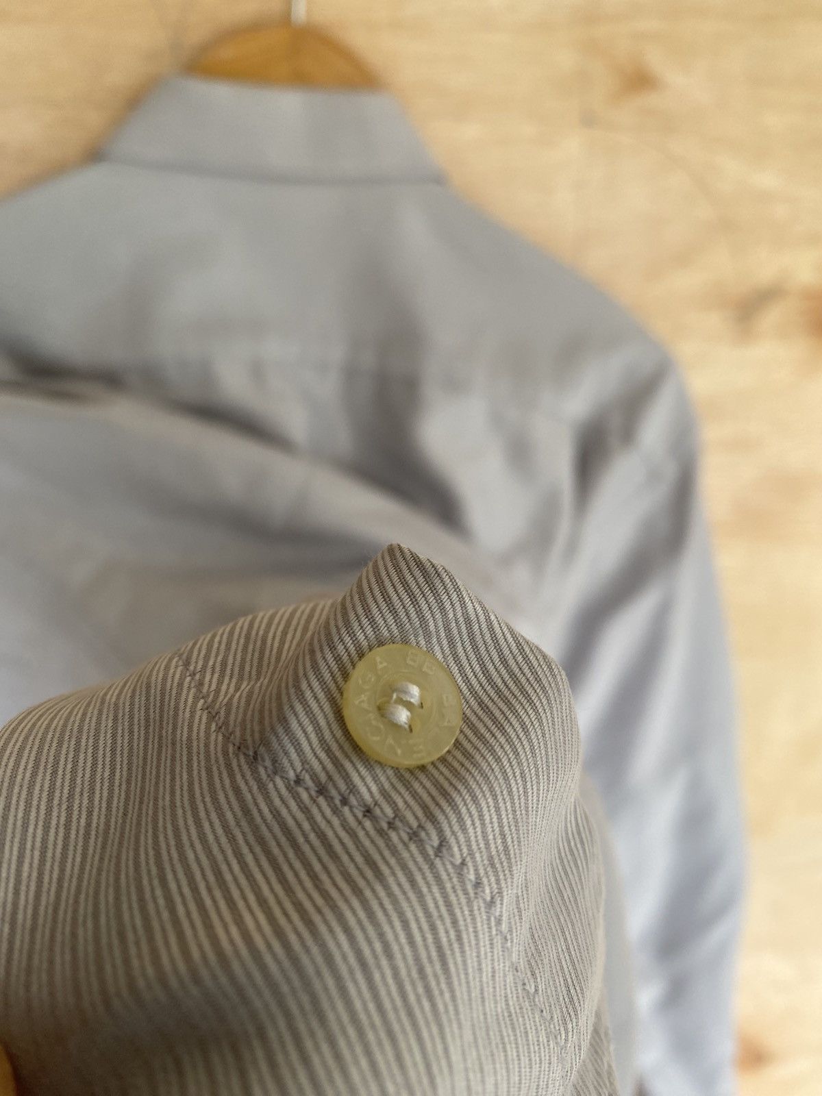 Balenciaga Balenciaga 90s Button Up Pin Stripe Shirts Size US L / EU 52-54 / 3 - 4 Thumbnail